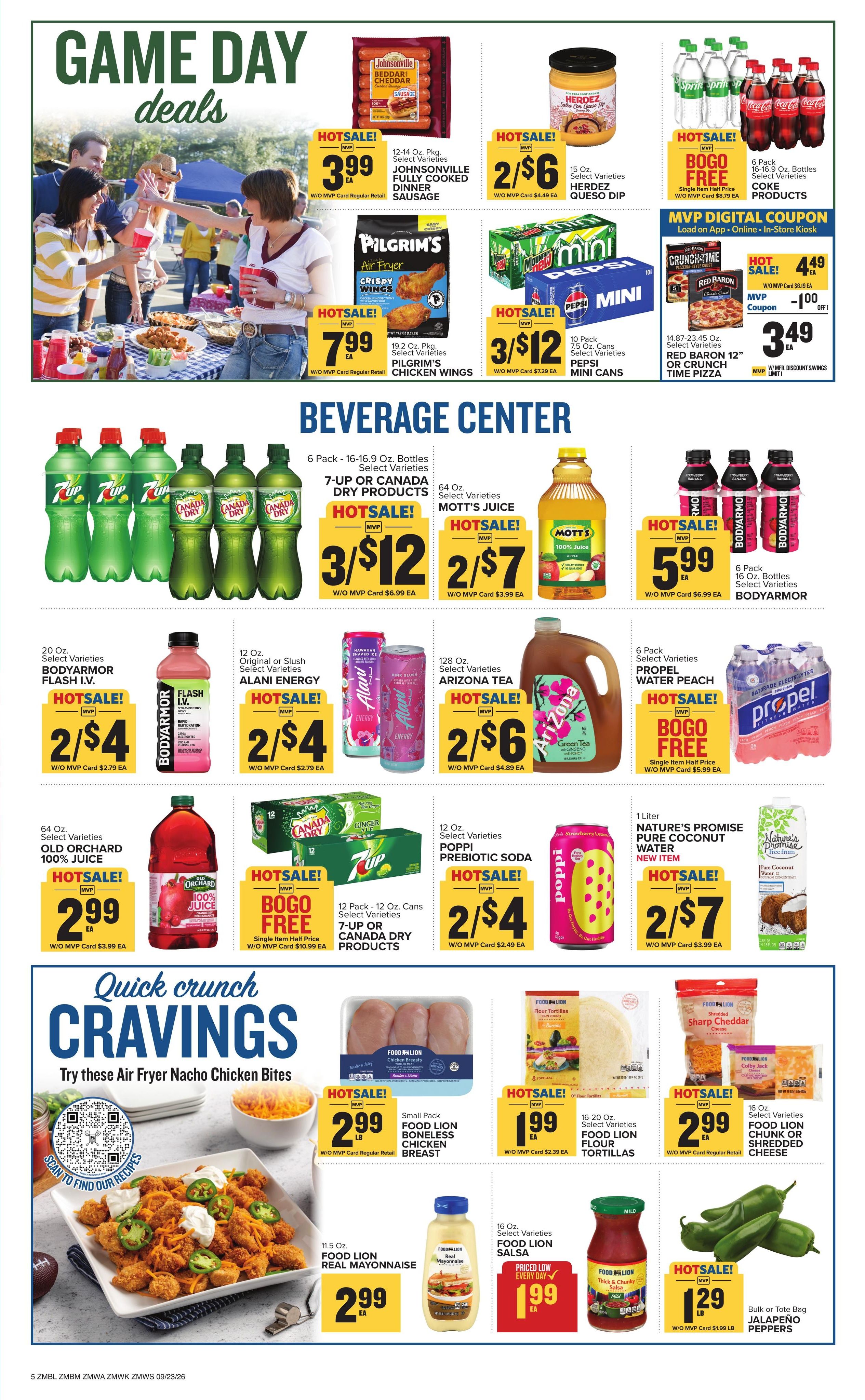 Food Lion (Washington Area, DC) Weekly Ad September 23 - 29, 2026