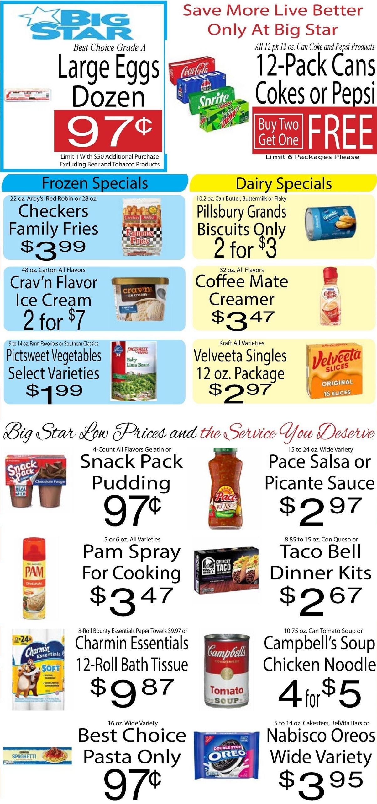 Gene Stimson Big Star Weekly Ad September 23 - 29, 2026