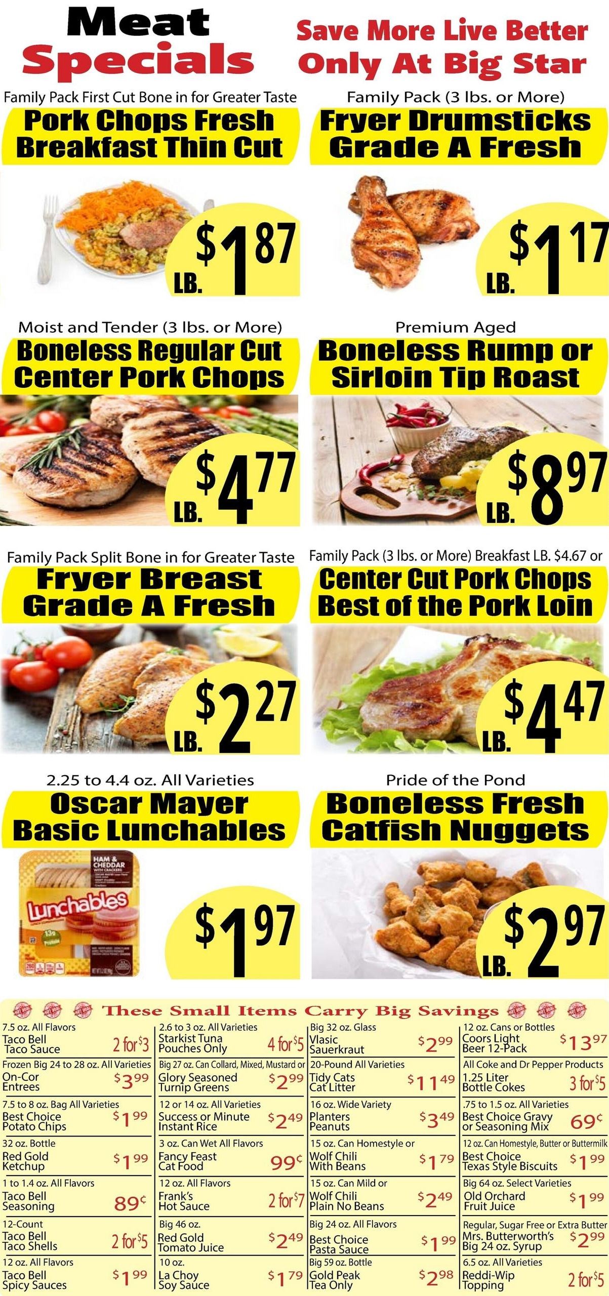 Gene Stimson Big Star Weekly Ad September 23 - 29, 2026
