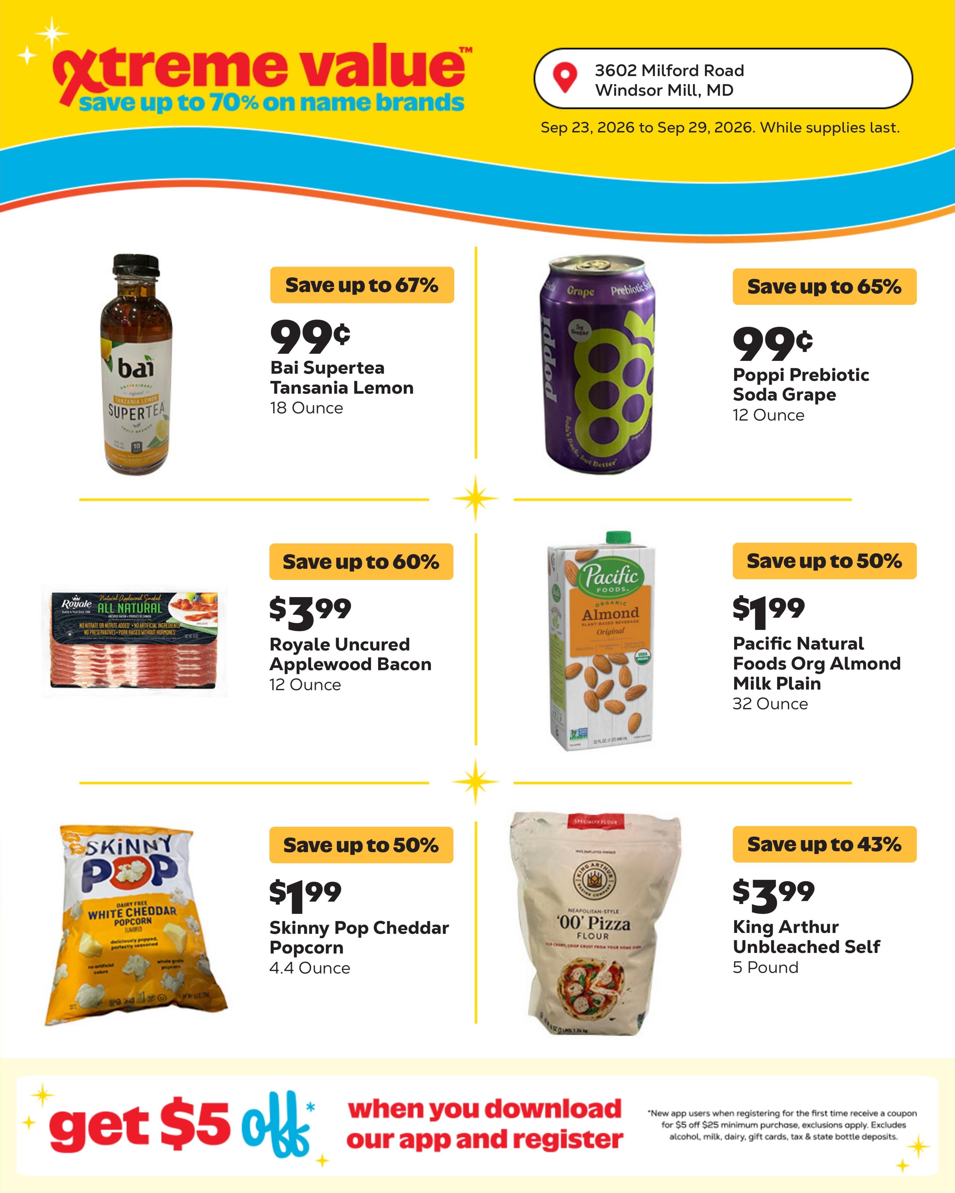 Grocery Outlet (Baltimore Area, MD) Weekly Ad September 23 - 29, 2026