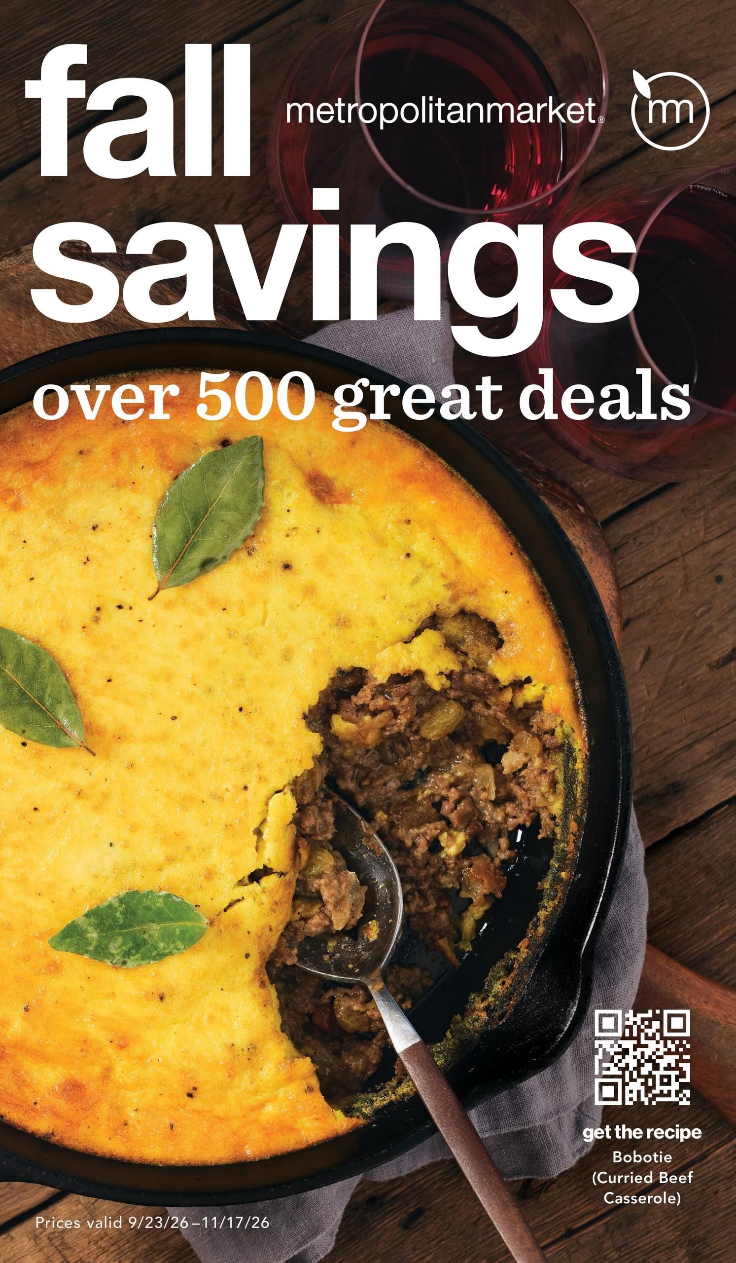 Metropolitan Market Weekly Ad September 23 - November 17, 2026
