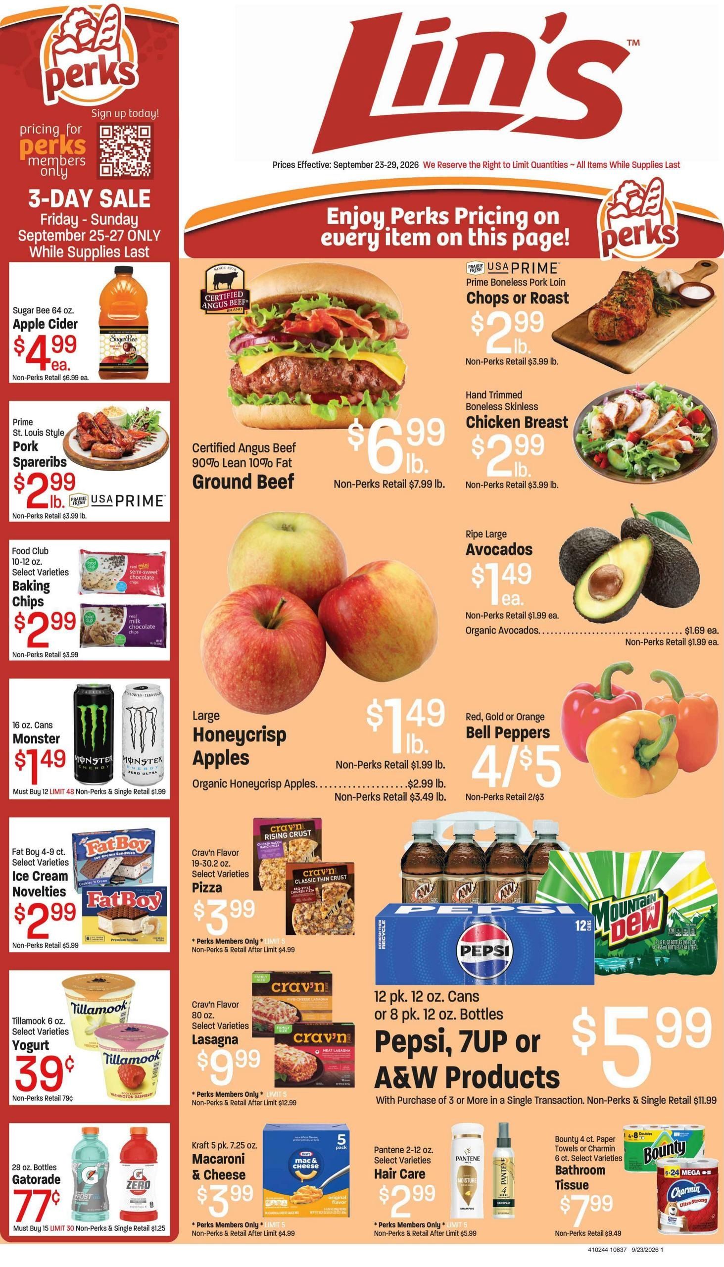 Lin's Fresh Market (Salina Area, UT) Weekly Ad September 23 - 29, 2026