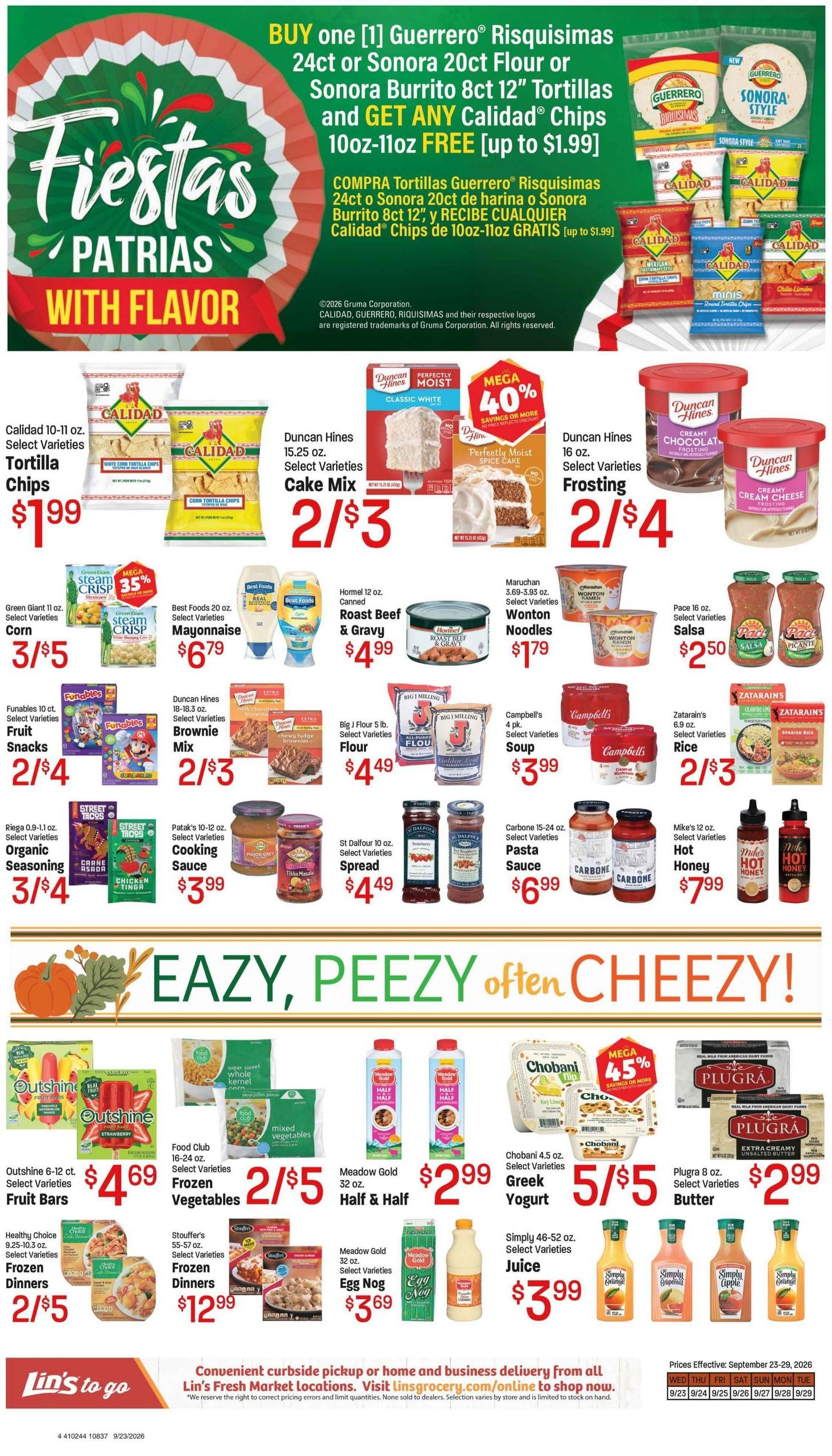Lin's Fresh Market (Salina Area, UT) Weekly Ad September 23 - 29, 2026