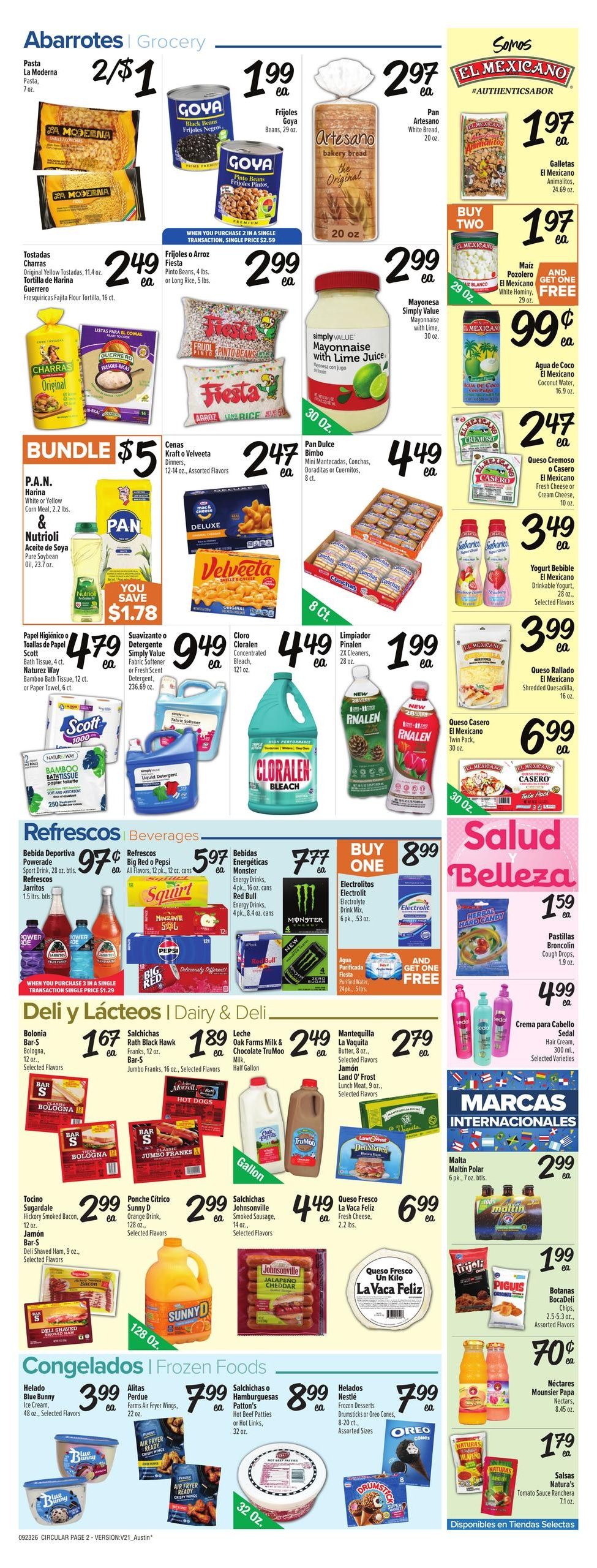 Fiesta Mart (Austin Area, TX) Weekly Ad September 23 - 29, 2026