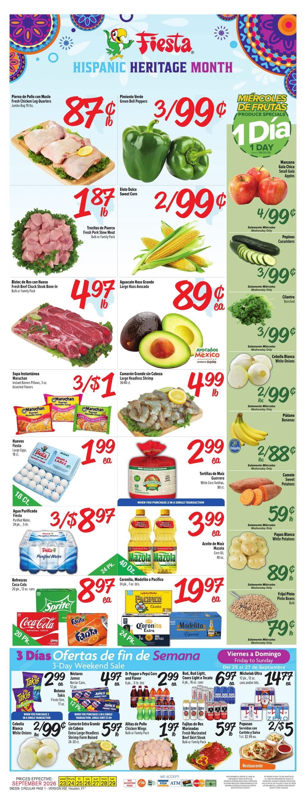 Fiesta Mart (Conroe Area, TX) Weekly Ad September 23 - 29, 2026