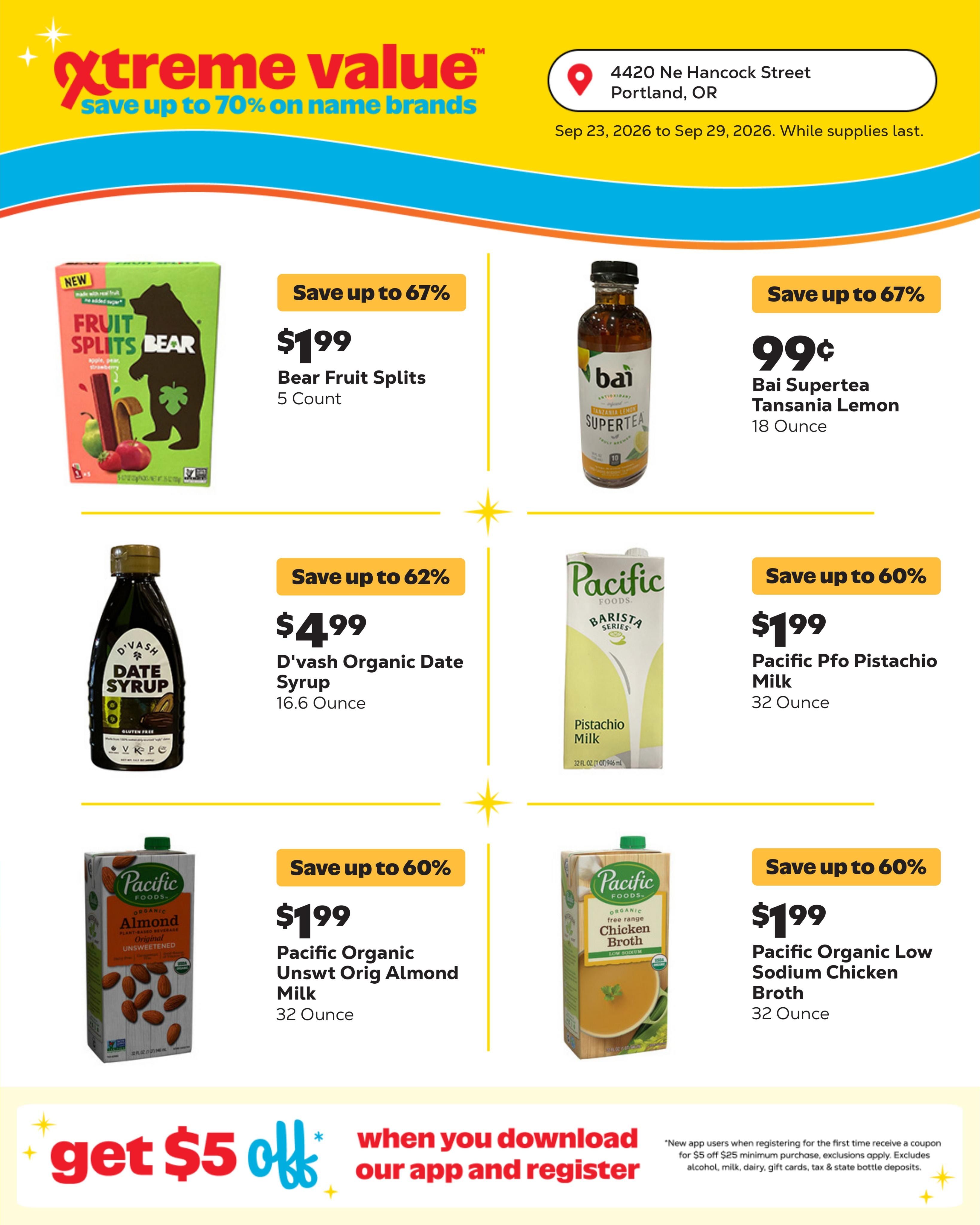 Grocery Outlet (Portland Area, OR) Weekly Ad September 23 - 29, 2026