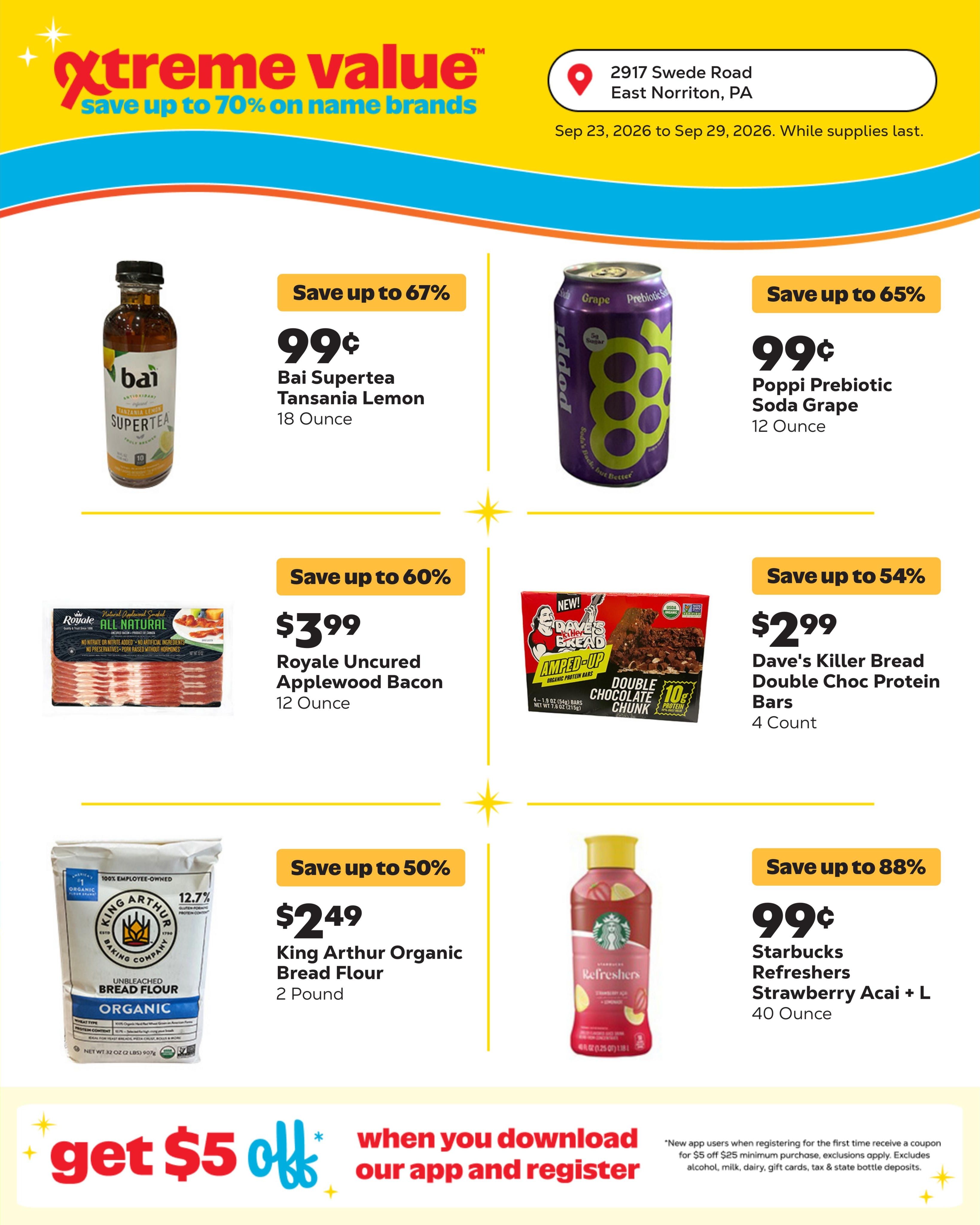 Grocery Outlet (Audubon Area, PA) Weekly Ad September 23 - 29, 2026