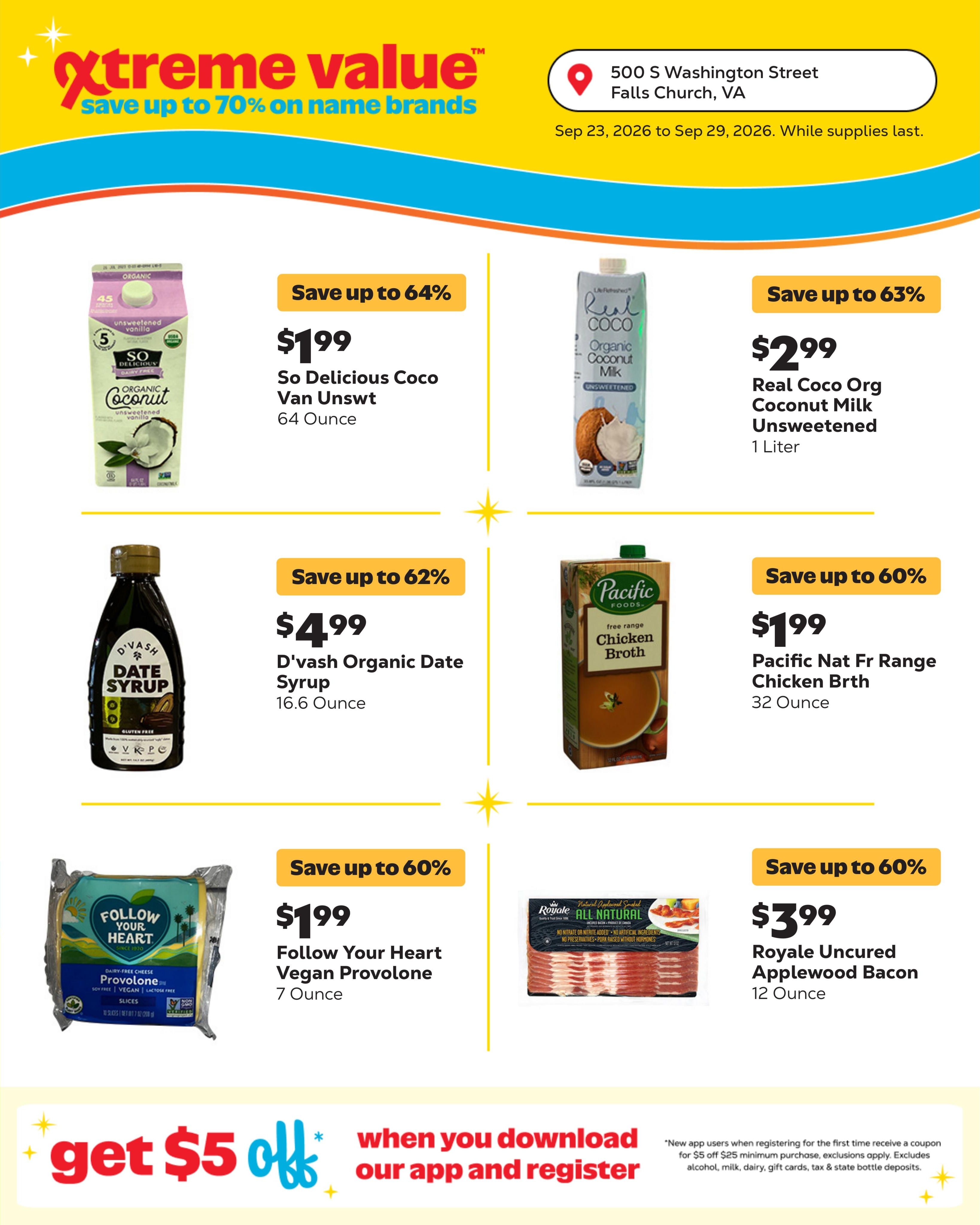 Grocery Outlet (Washington Area, DC) Weekly Ad September 23 - 29, 2026