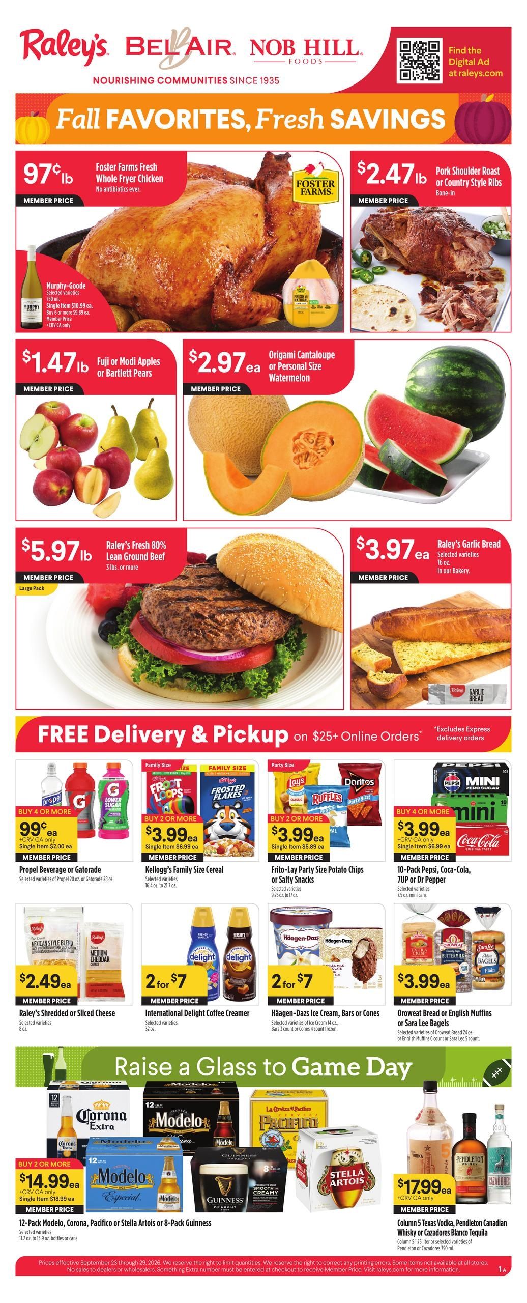 Nob Hill Foods Weekly Ad September 23 - 29, 2026