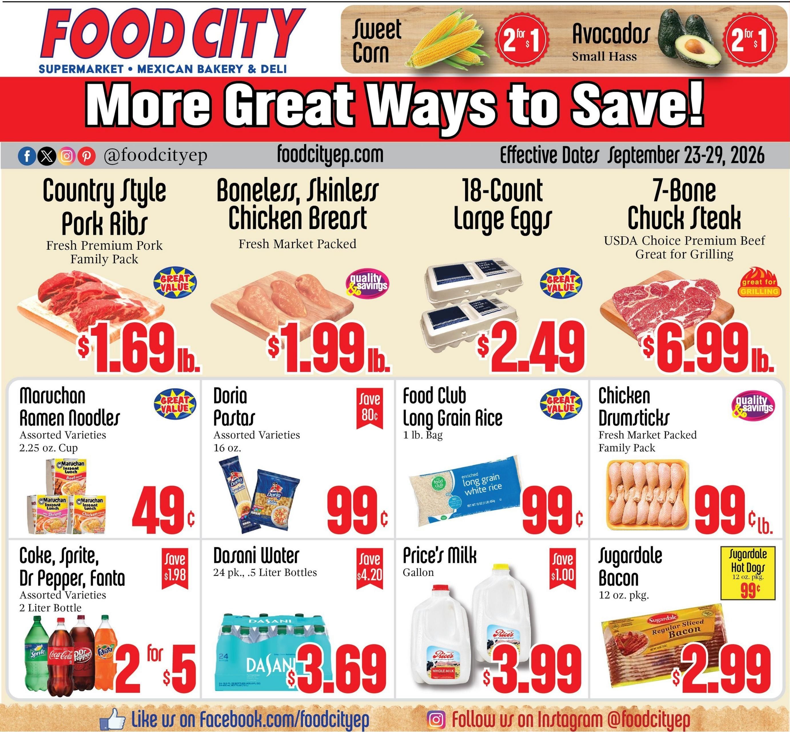 Food City Supermarkets Weekly Ad September 23 - 29, 2026
