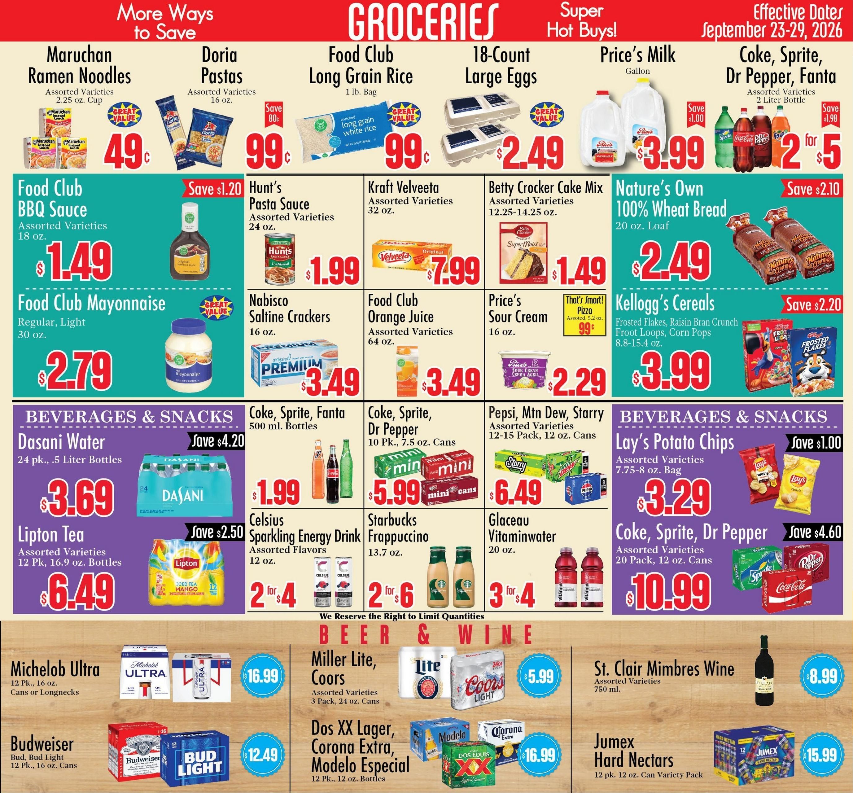 Food City Supermarkets Weekly Ad September 23 - 29, 2026