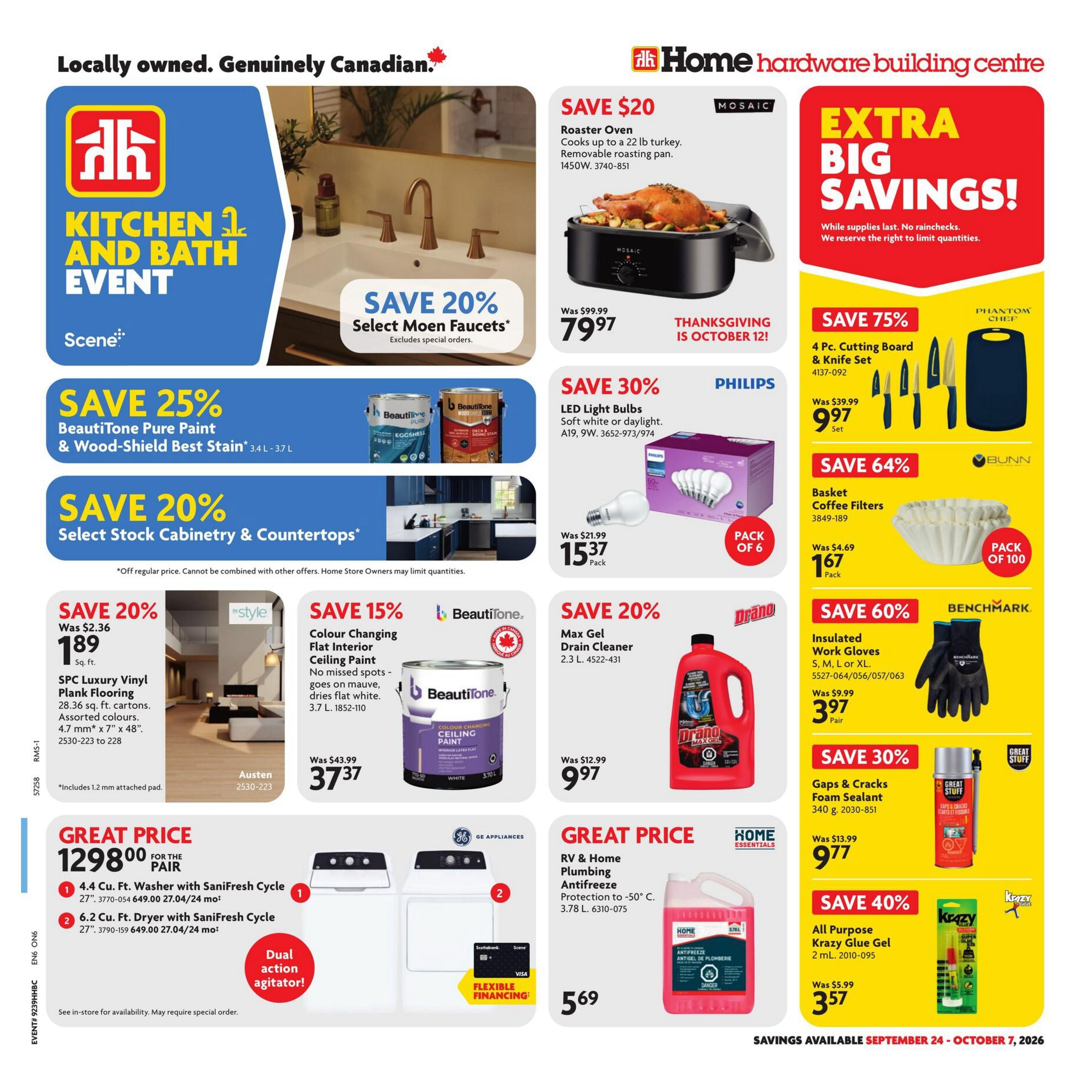 Home Hardware Building Centre (ON) Flyer September 24 to October 7