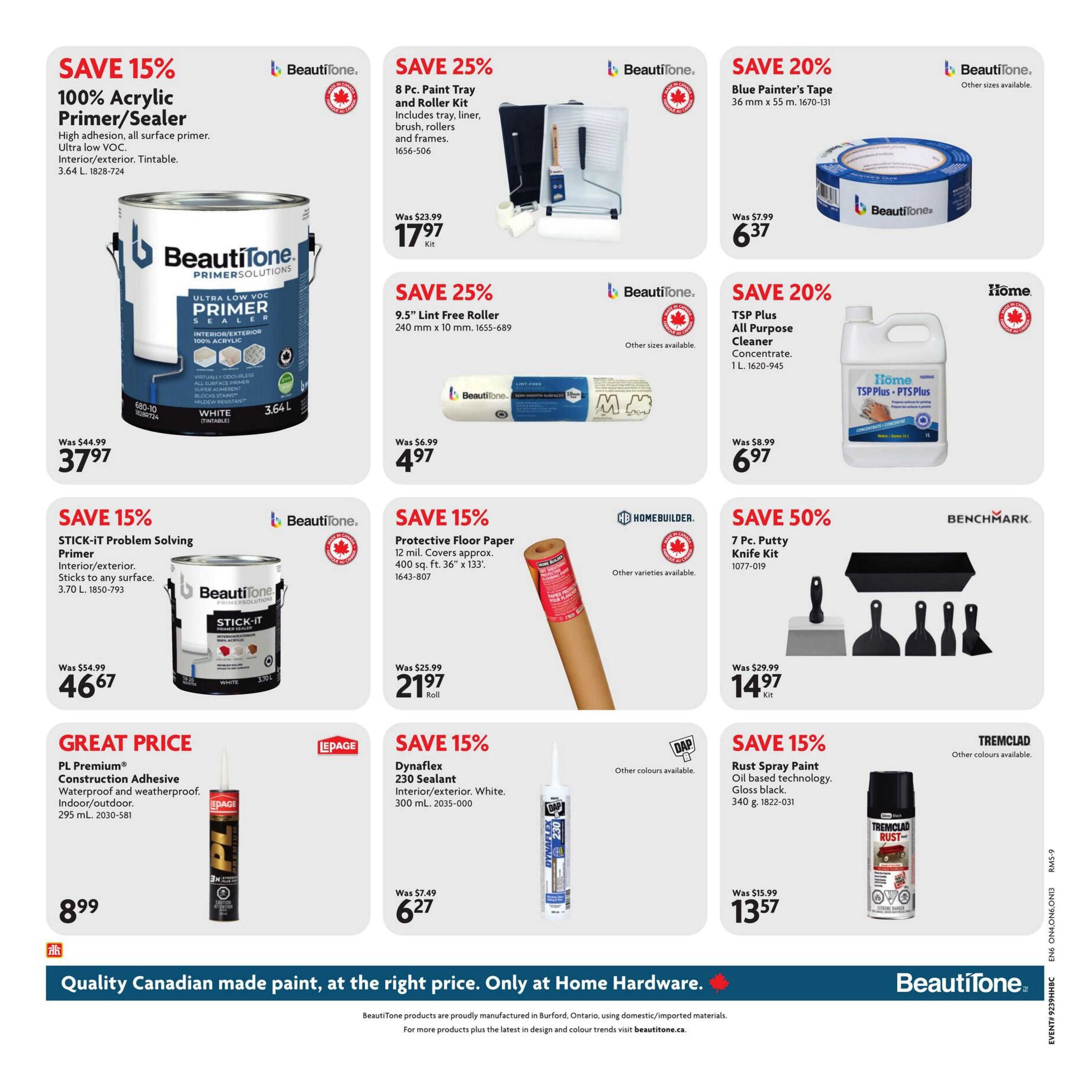 Home Hardware Building Centre (ON) Flyer September 24 to October 7