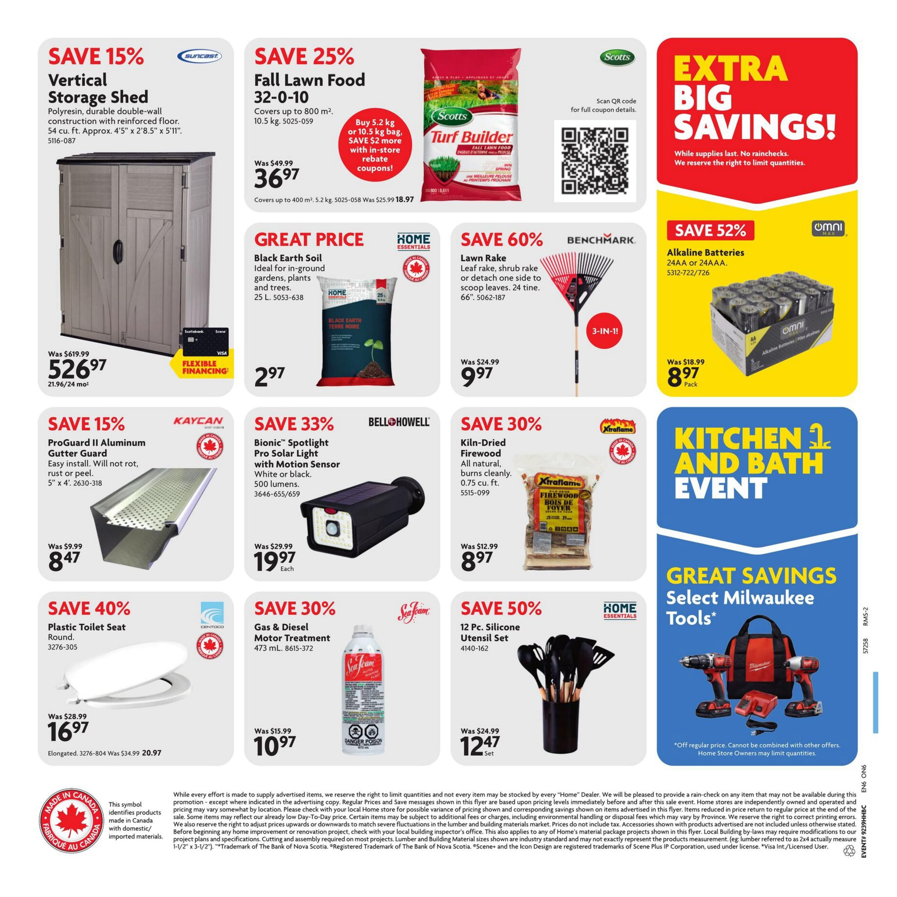 Home Hardware Building Centre (ON) Flyer September 24 to October 7