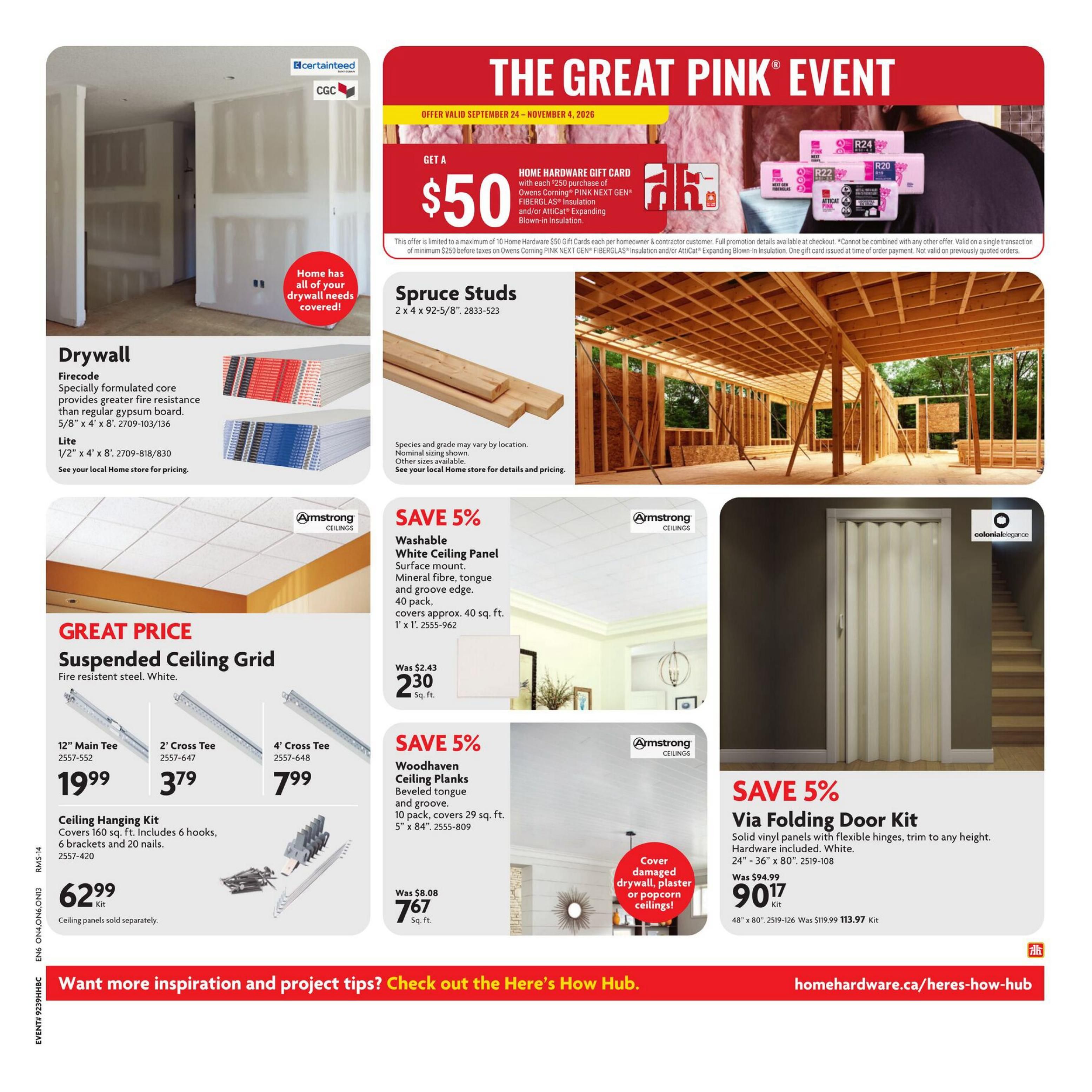 Home Hardware Building Centre (ON) Flyer September 24 to October 7