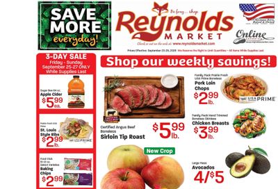 Reynold's Market (Baker Area, MT) Weekly Ad September 23 - 29, 2026