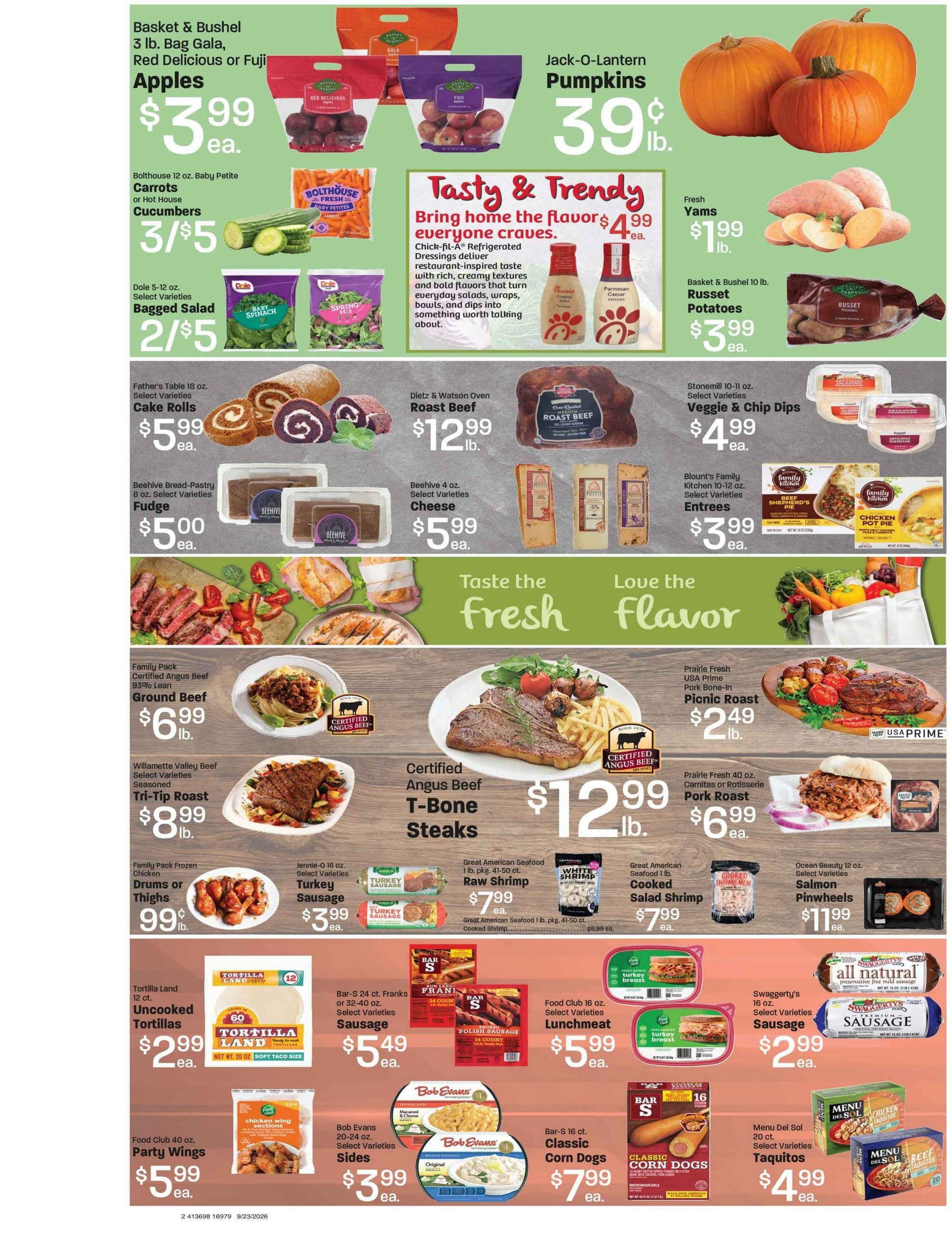 Reynold's Market (Baker Area, MT) Weekly Ad September 23 - 29, 2026