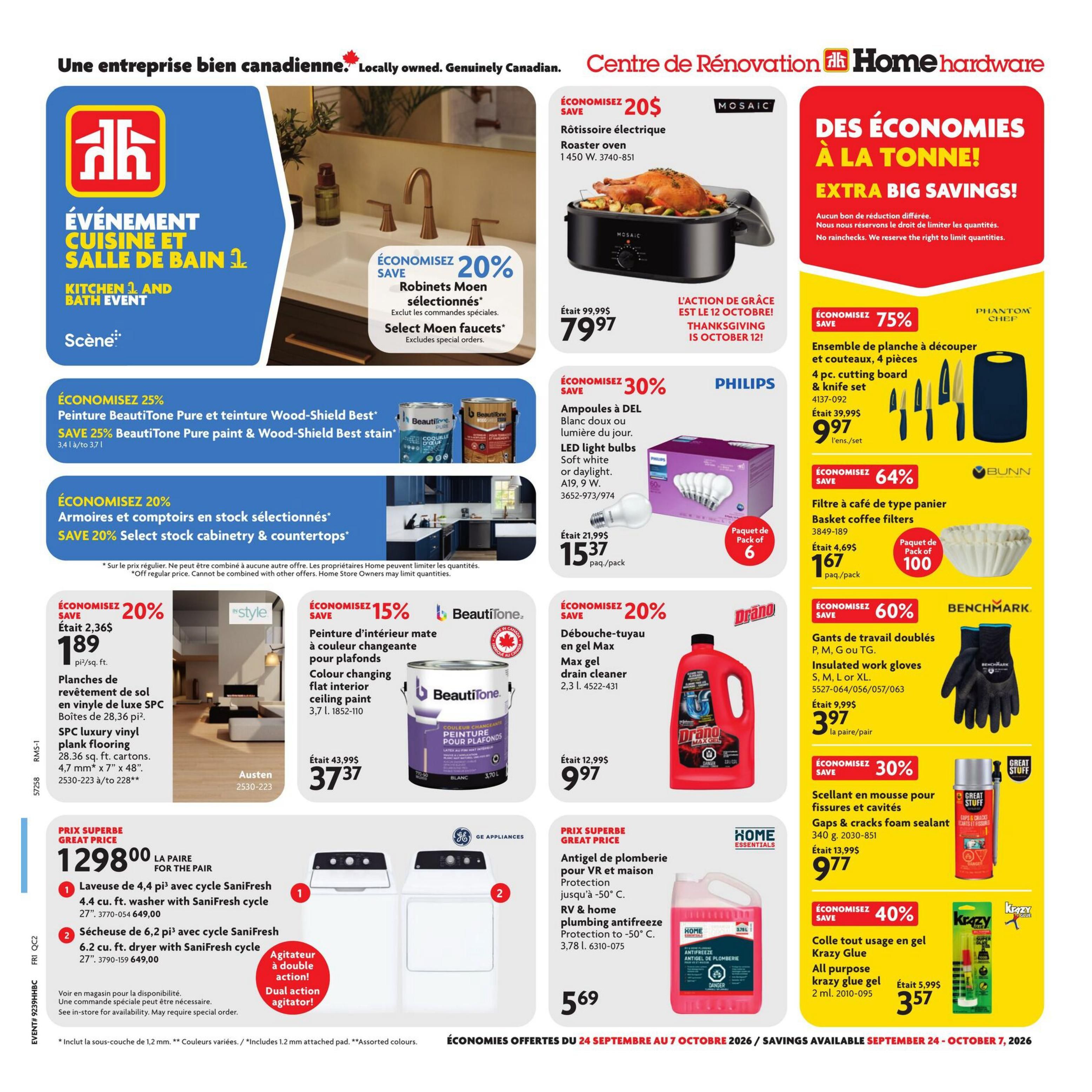 Home Hardware Building Centre (QC) Flyer September 24 to October 7