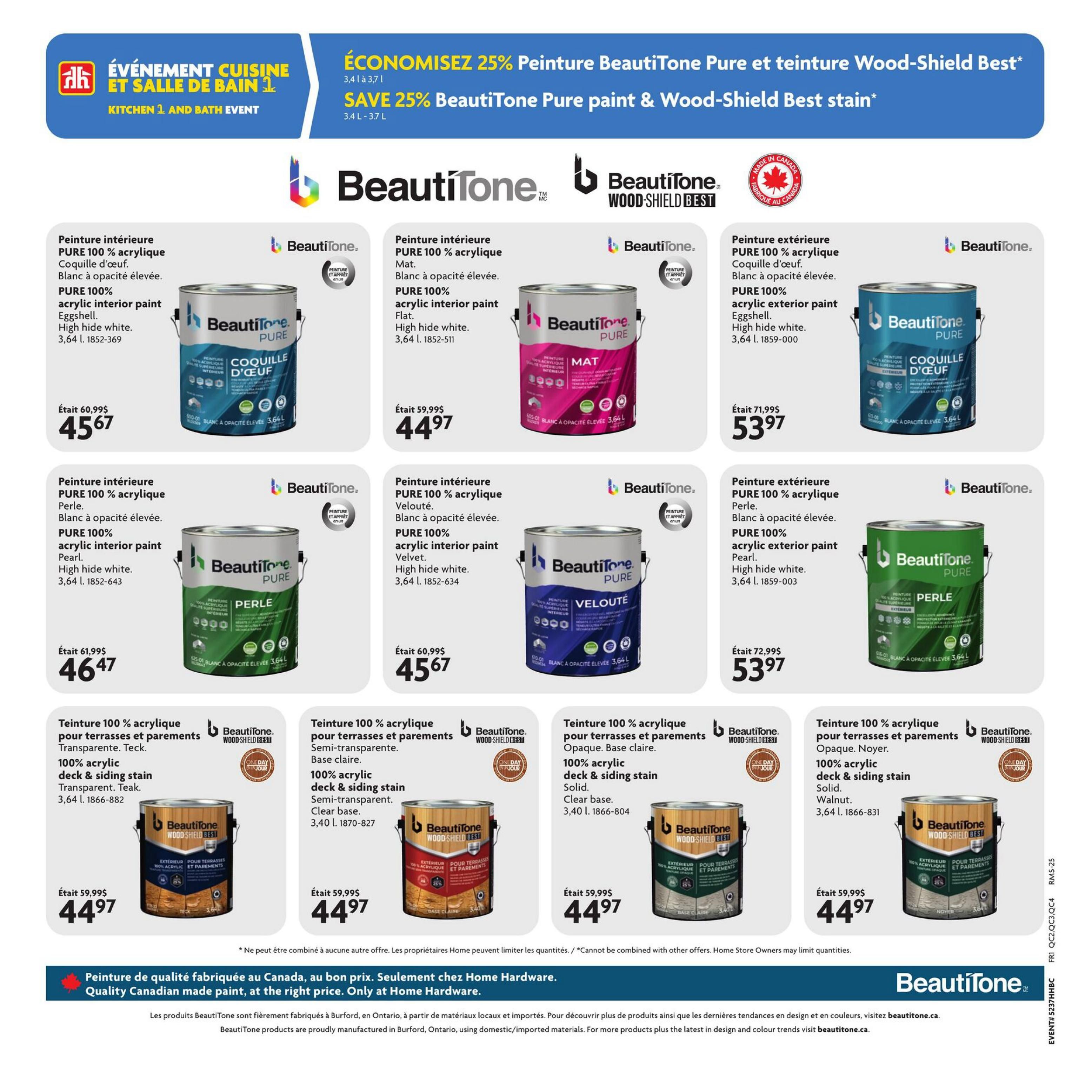 Home Hardware Building Centre (QC) Flyer September 24 to October 7