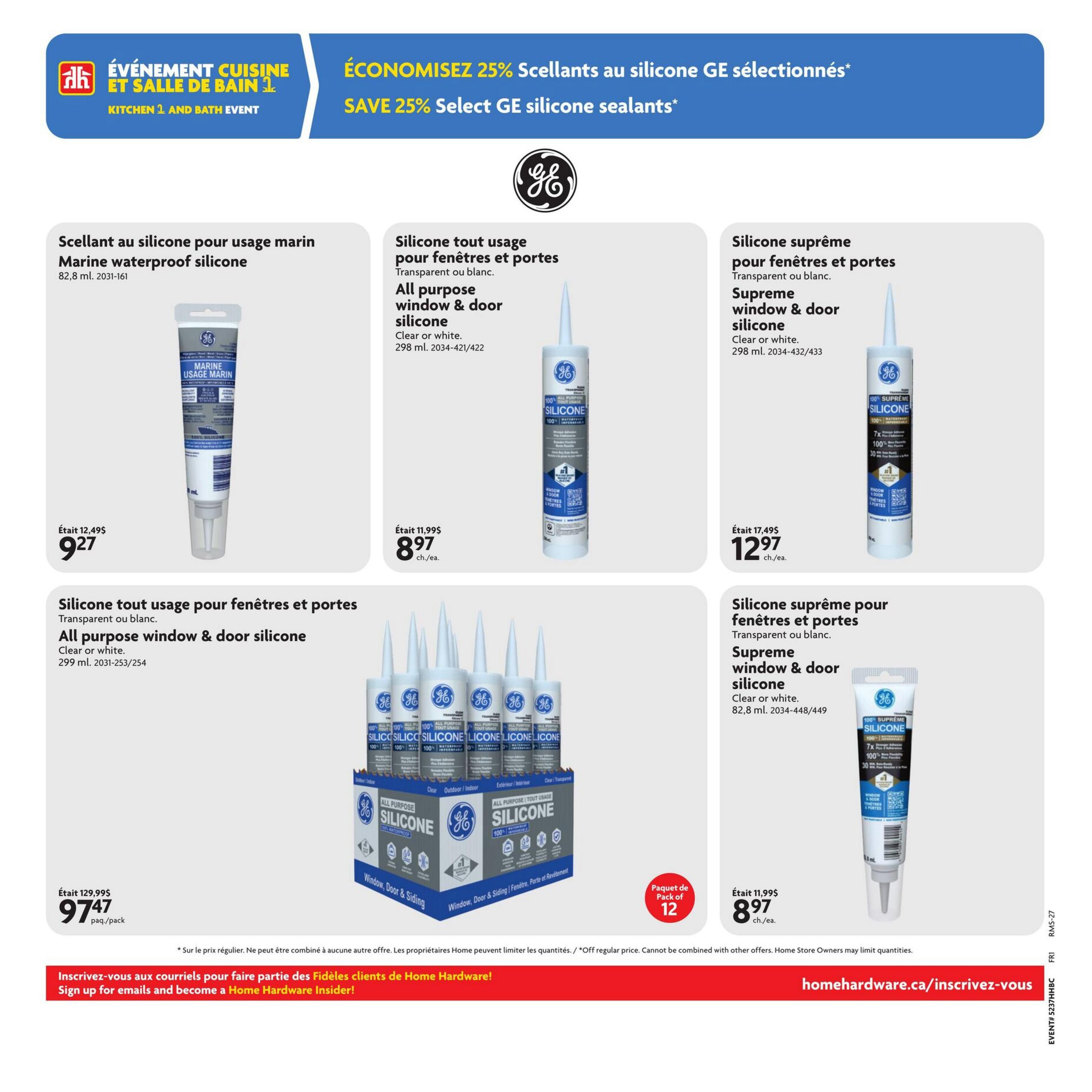 Home Hardware Building Centre (QC) Flyer September 24 to October 7