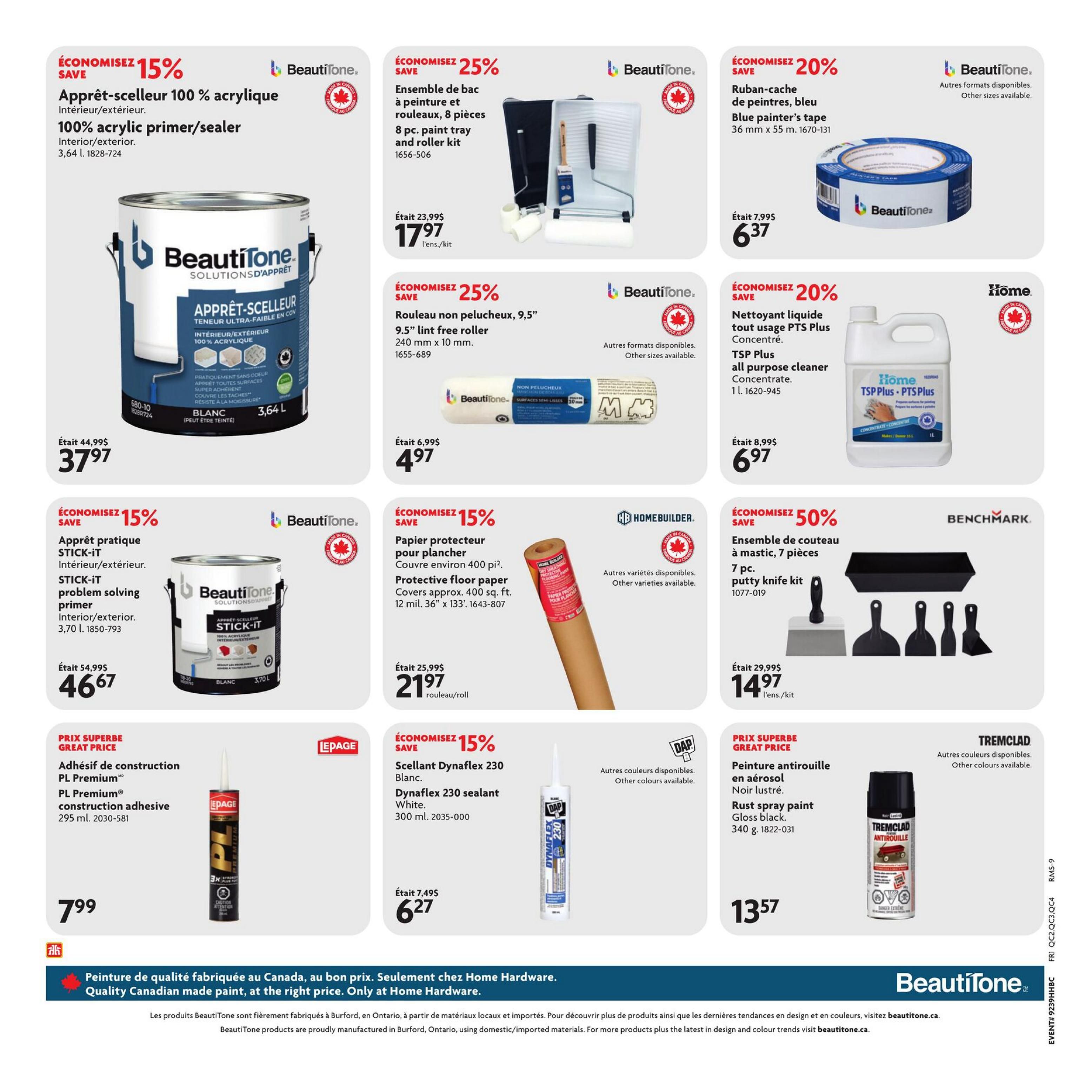 Home Hardware Building Centre (QC) Flyer September 24 to October 7