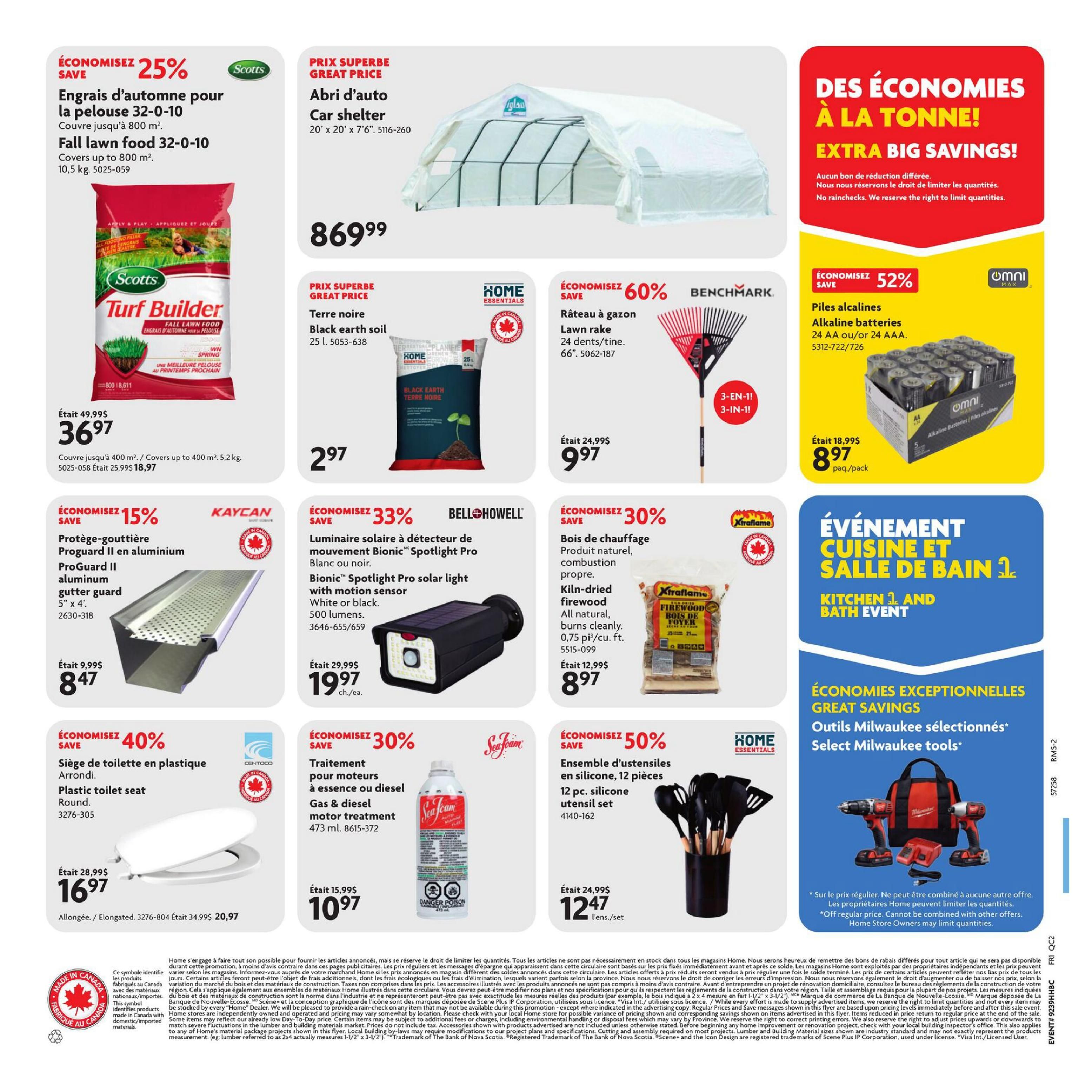 Home Hardware Building Centre (QC) Flyer September 24 to October 7