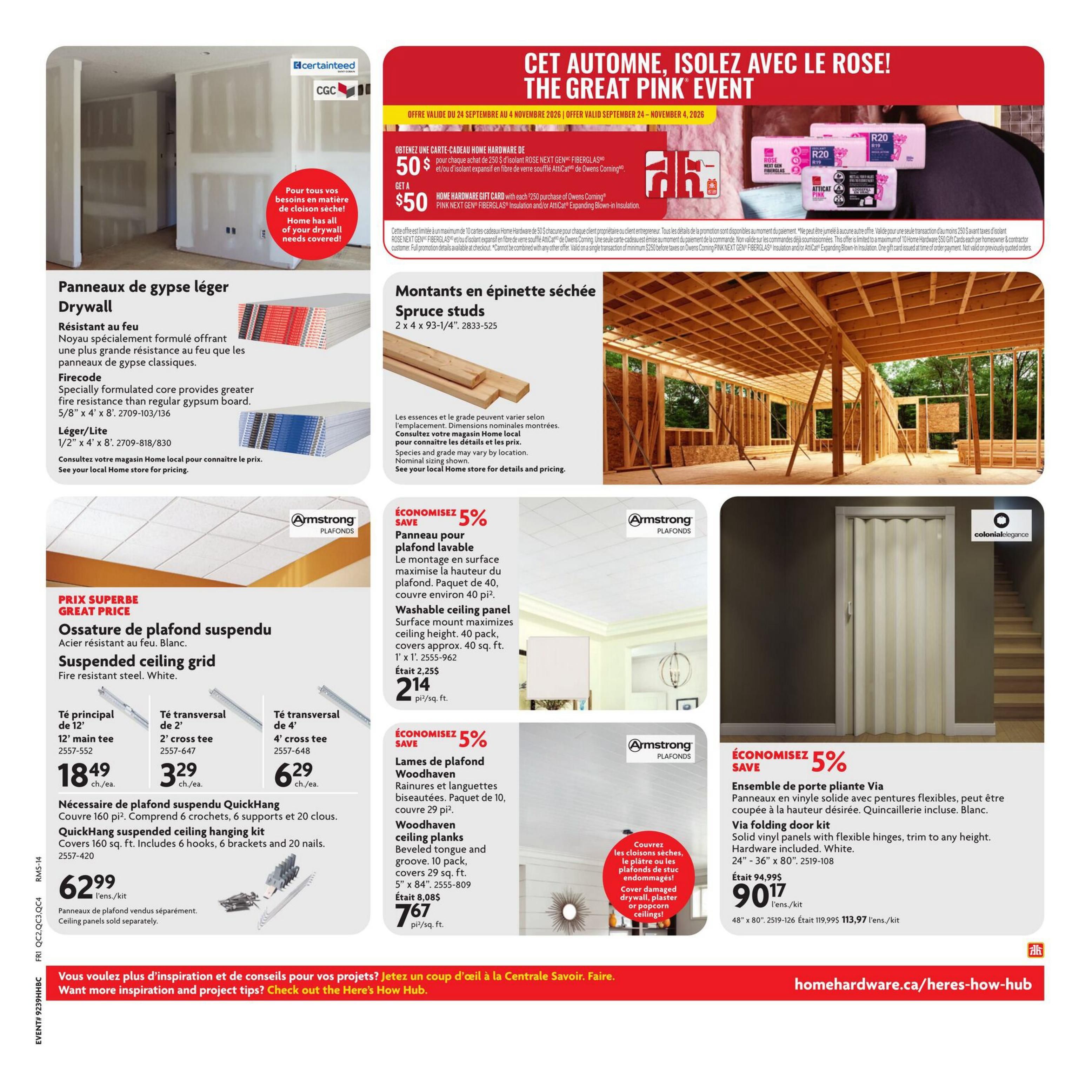 Home Hardware Building Centre (QC) Flyer September 24 to October 7