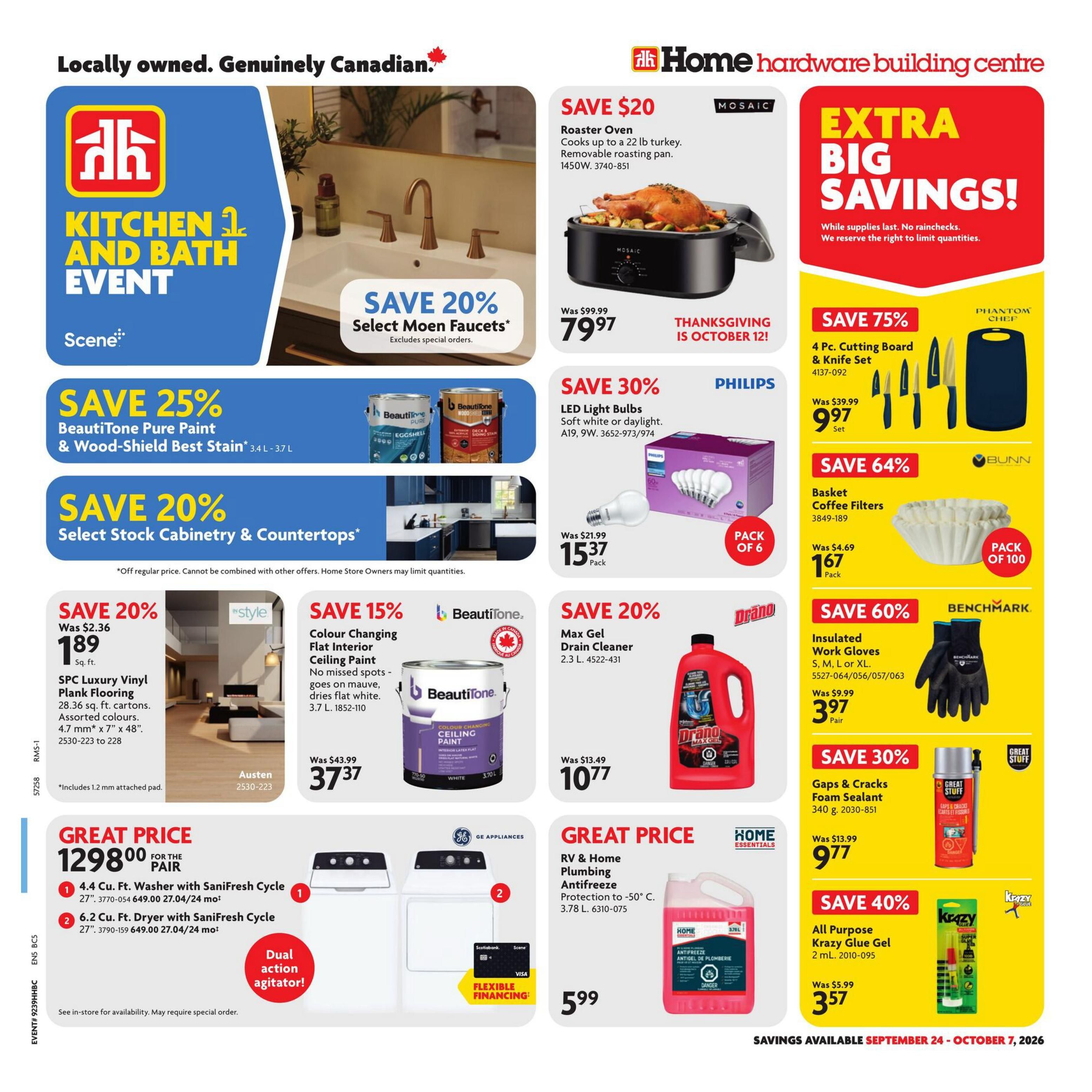Home Hardware Building Centre (BC) Flyer September 24 to October 7