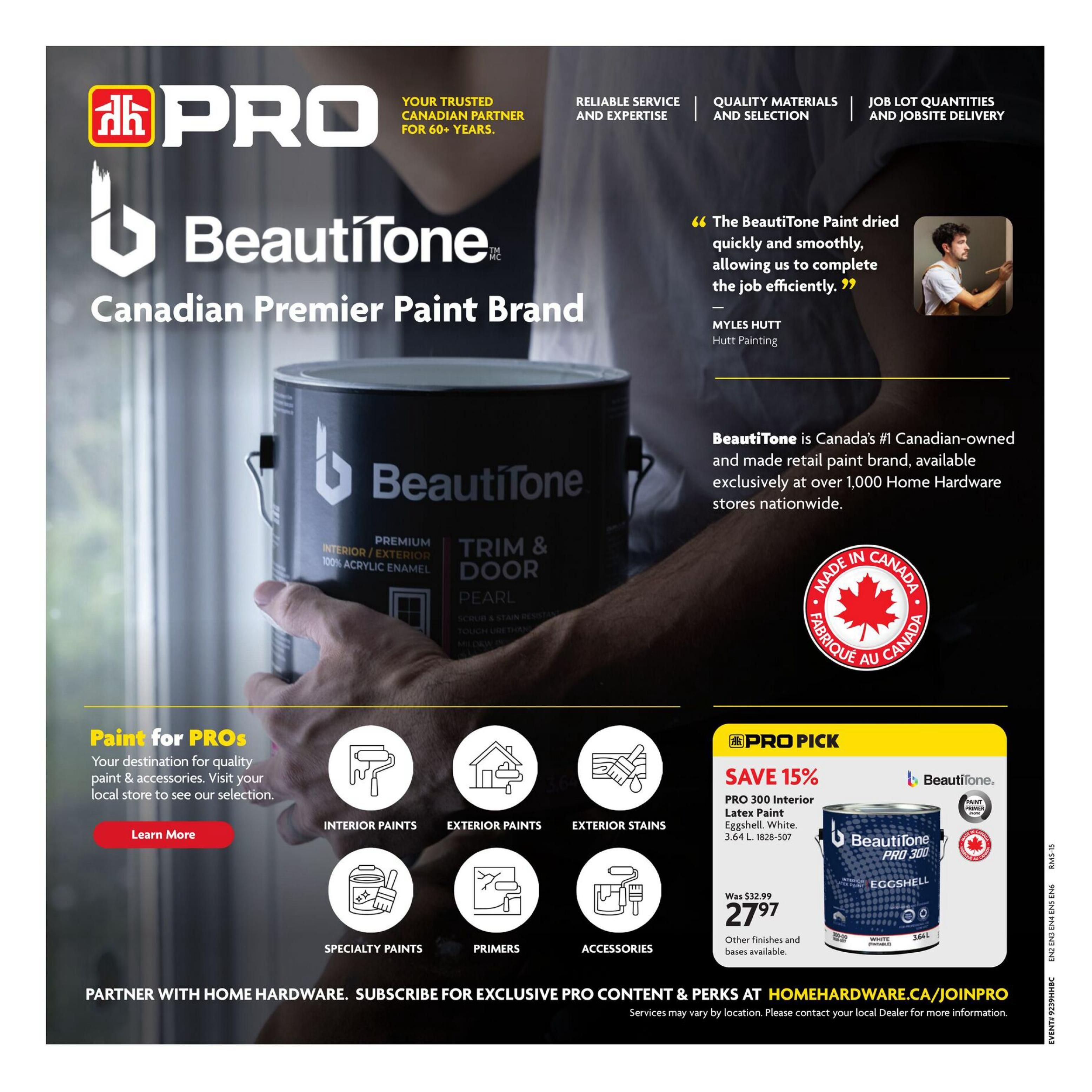 Home Hardware Building Centre (BC) Flyer September 24 to October 7