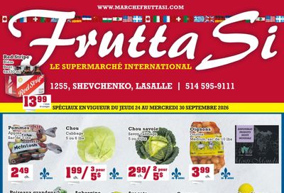 Frutta Si Flyer September 24 to 30