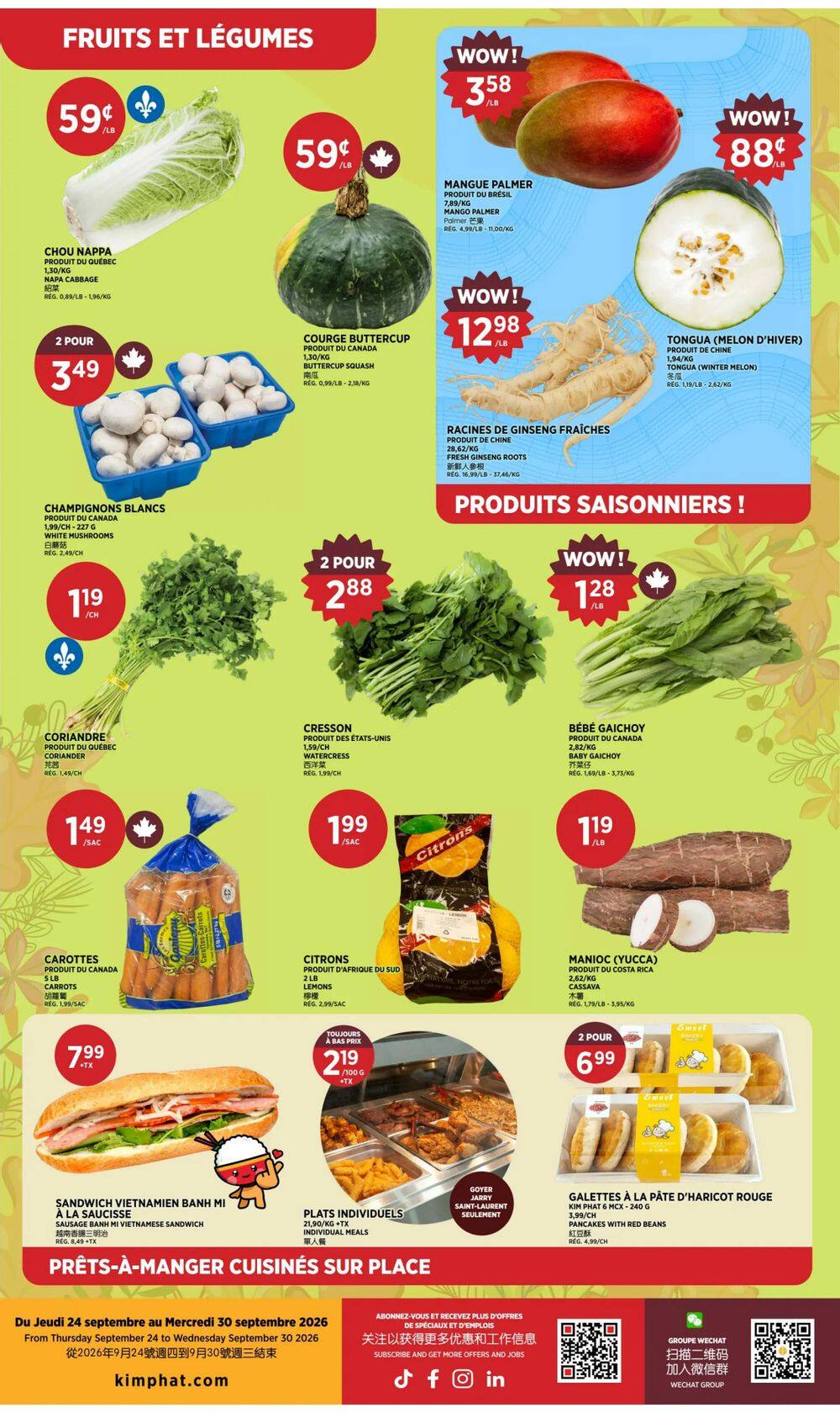 Kim Phat Flyer September 24 to 30