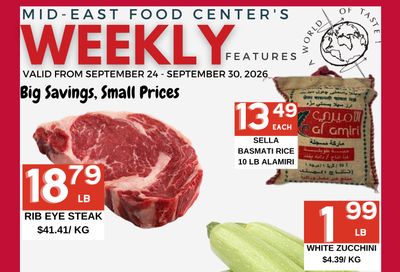 Mid-East Food Centre Flyer September 24 to 30
