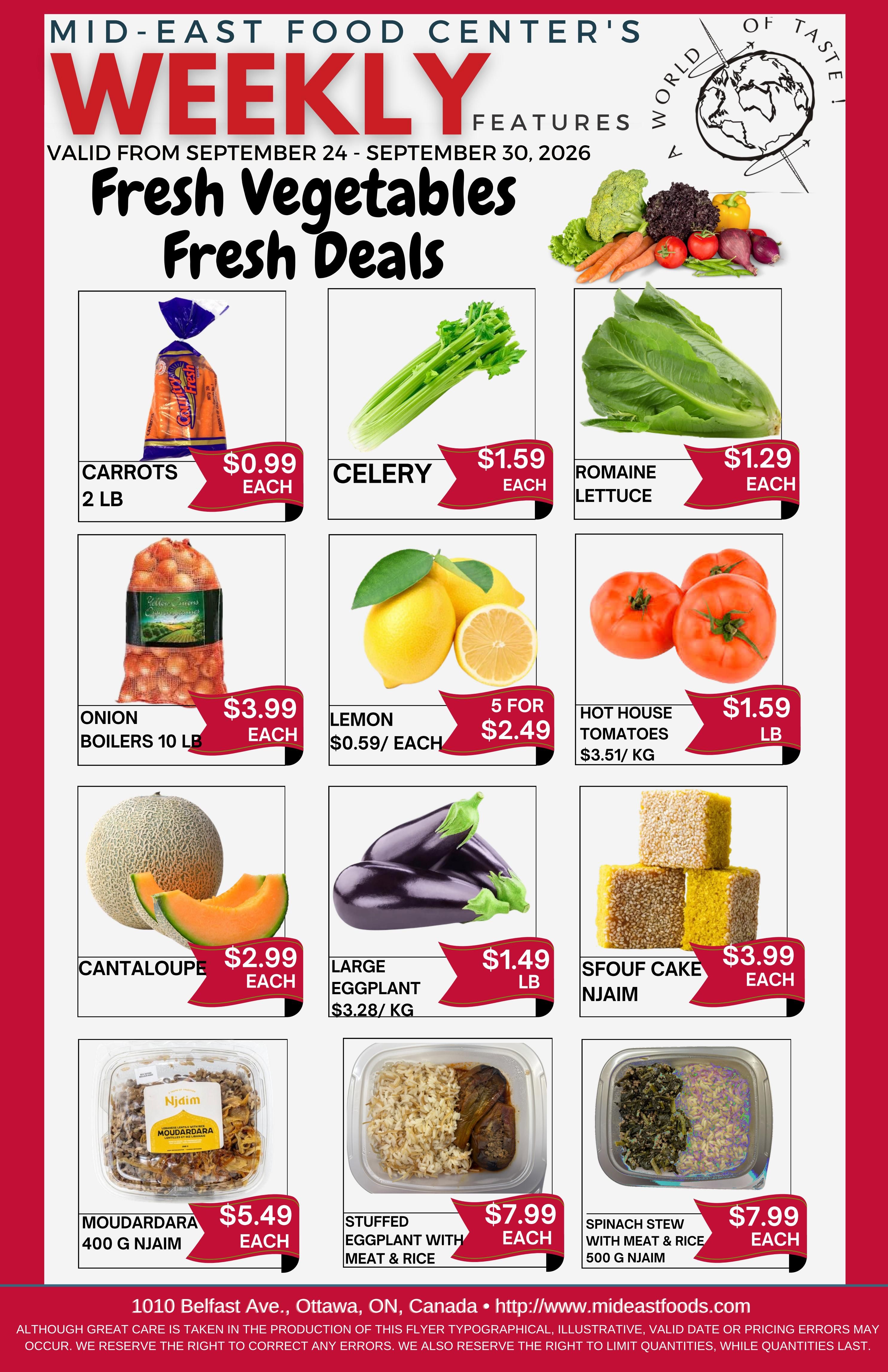 Mid-East Food Centre Flyer September 24 to 30