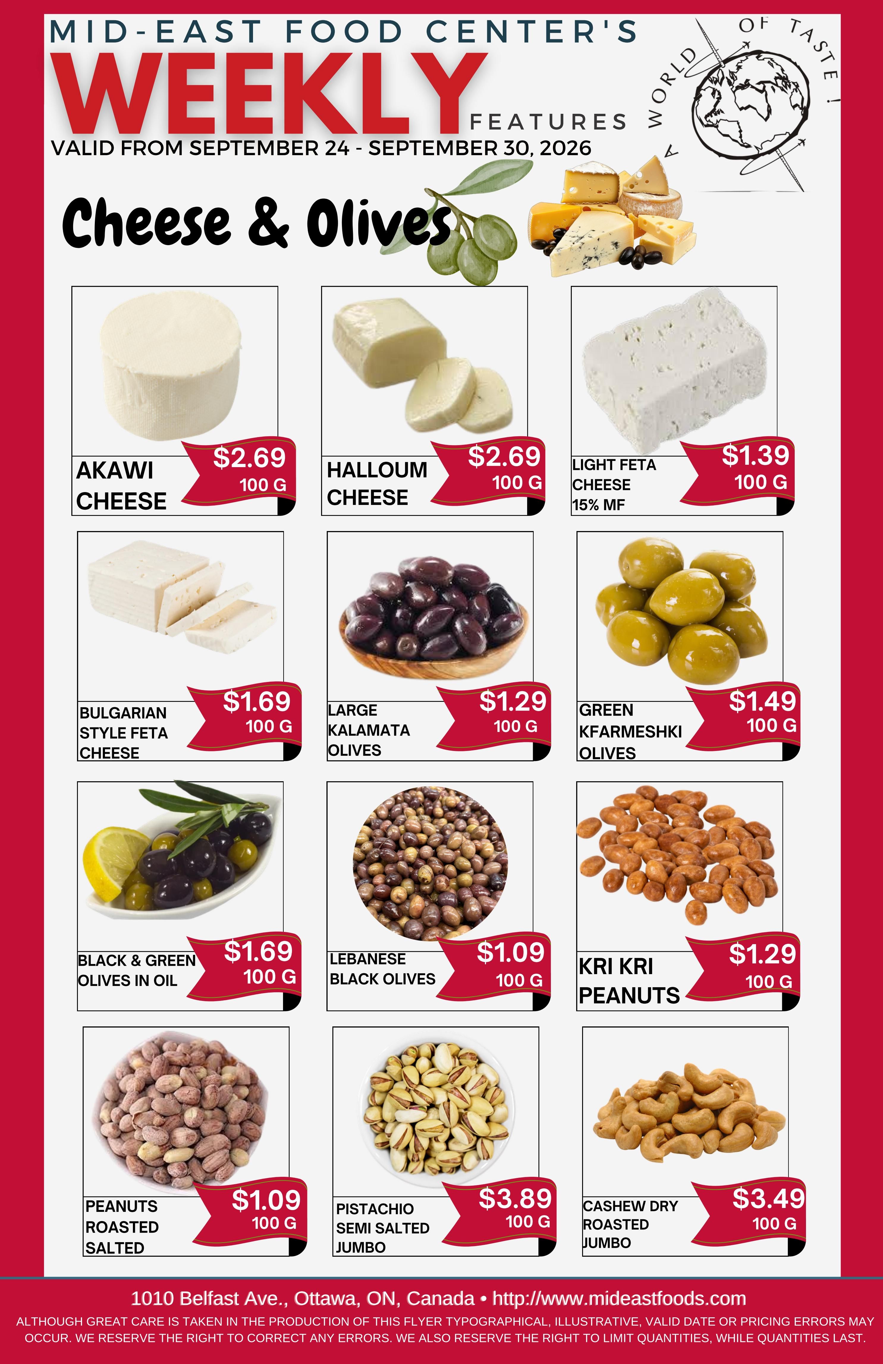 Mid-East Food Centre Flyer September 24 to 30