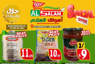 Al-Salam Supermarket Flyer September 22 to 28