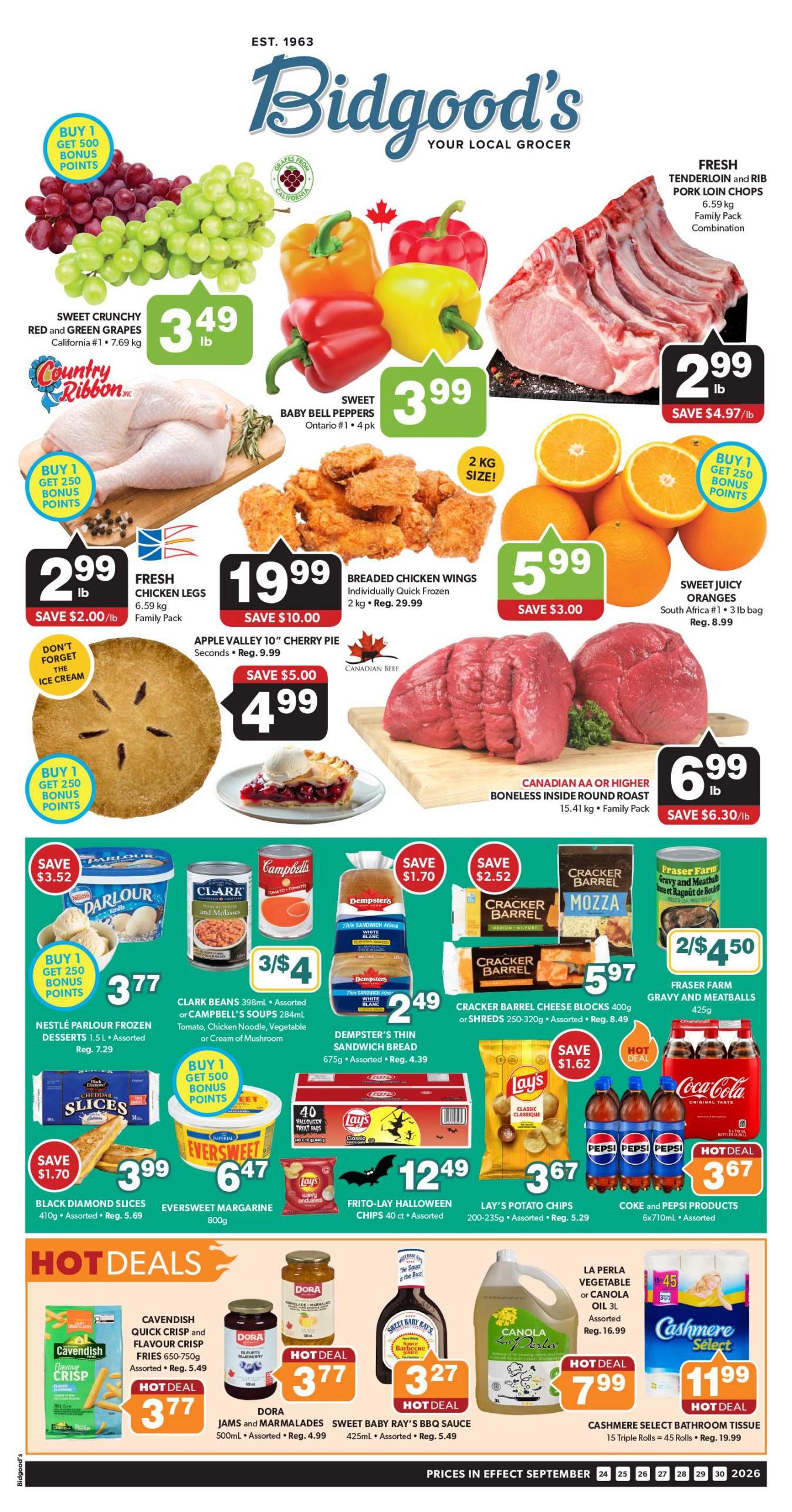 Bidgood's Flyer September 24 to 30