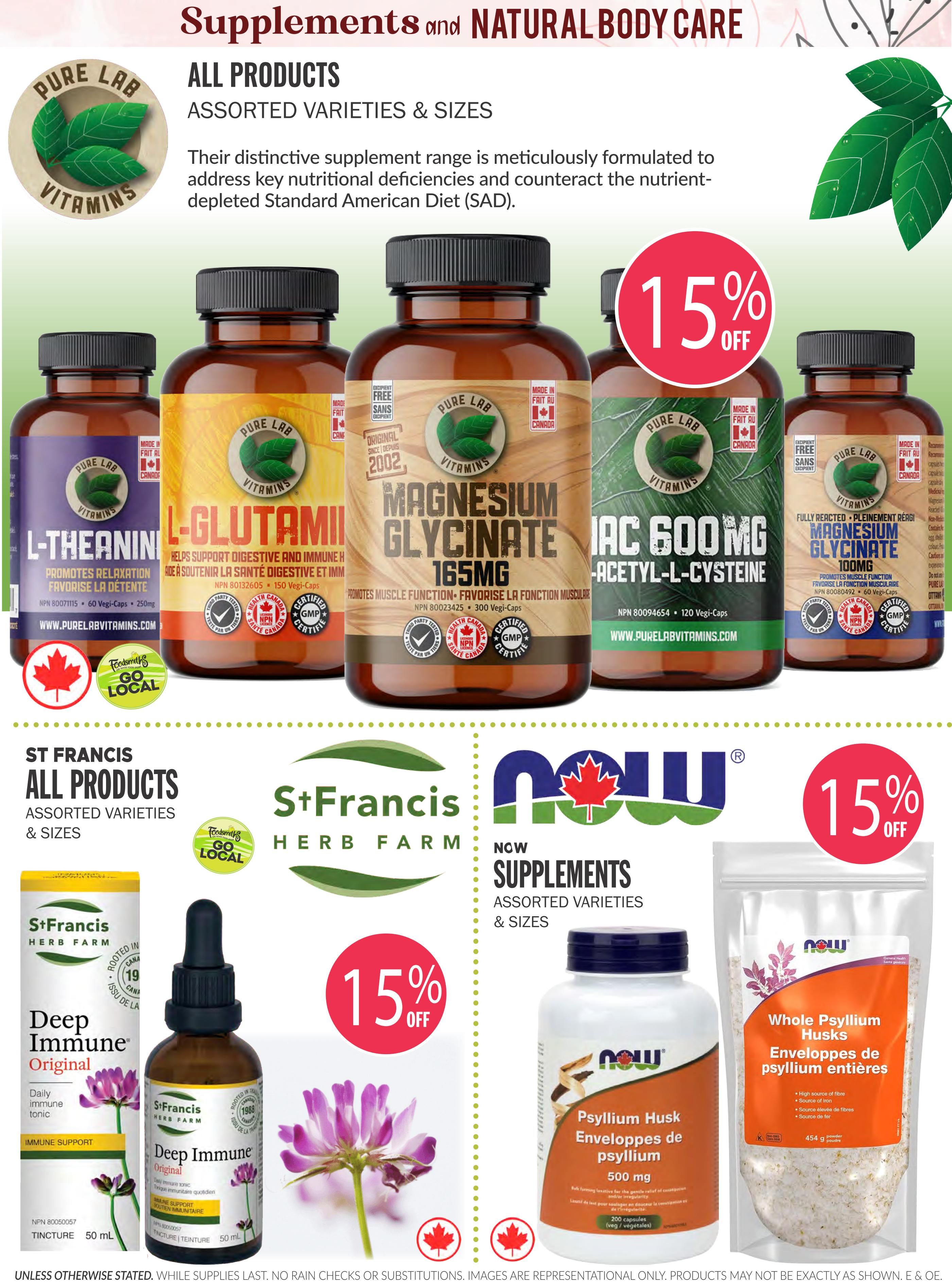 Foodsmiths Flyer September 24 to October 1