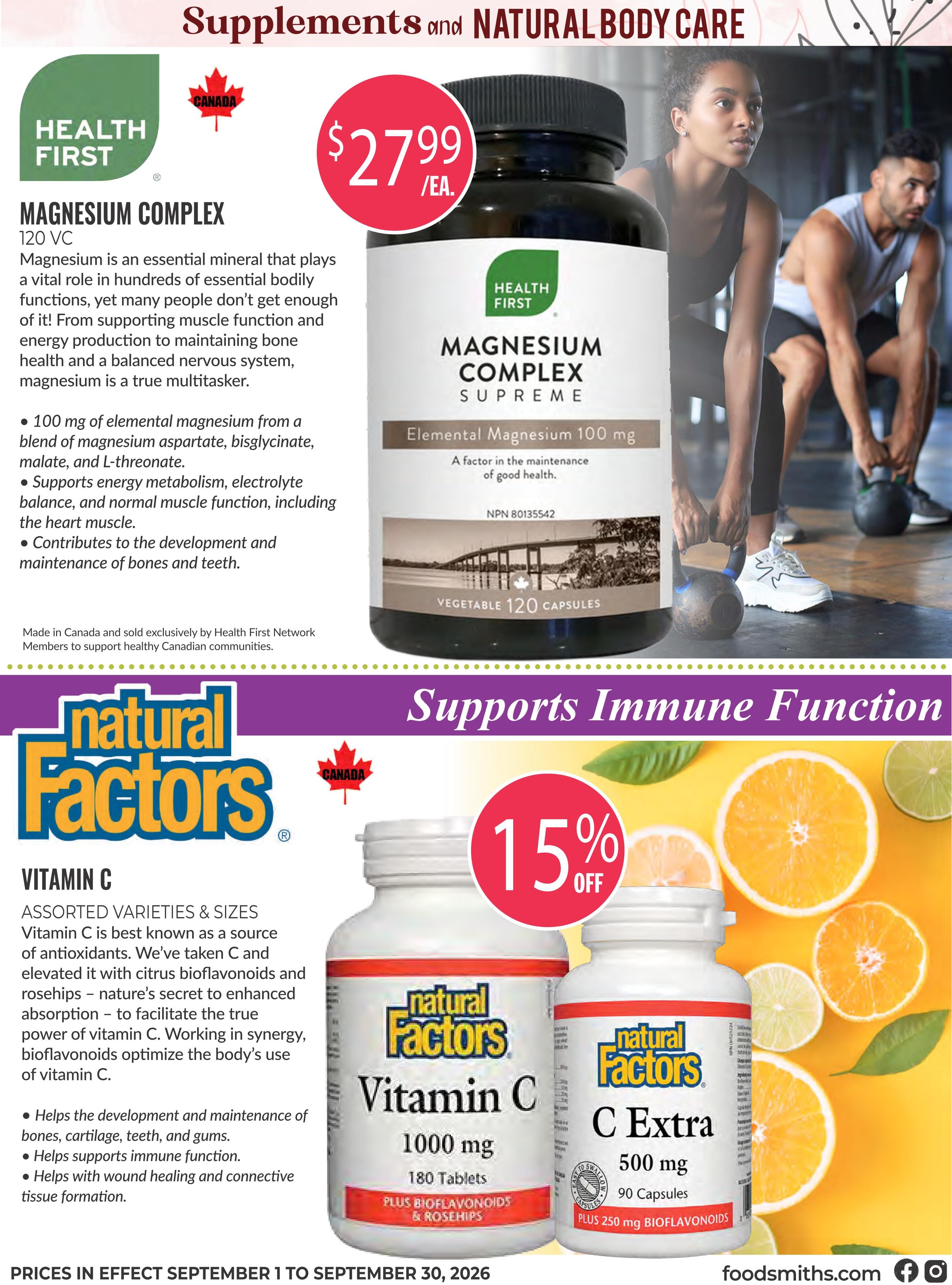 Foodsmiths Flyer September 24 to October 1