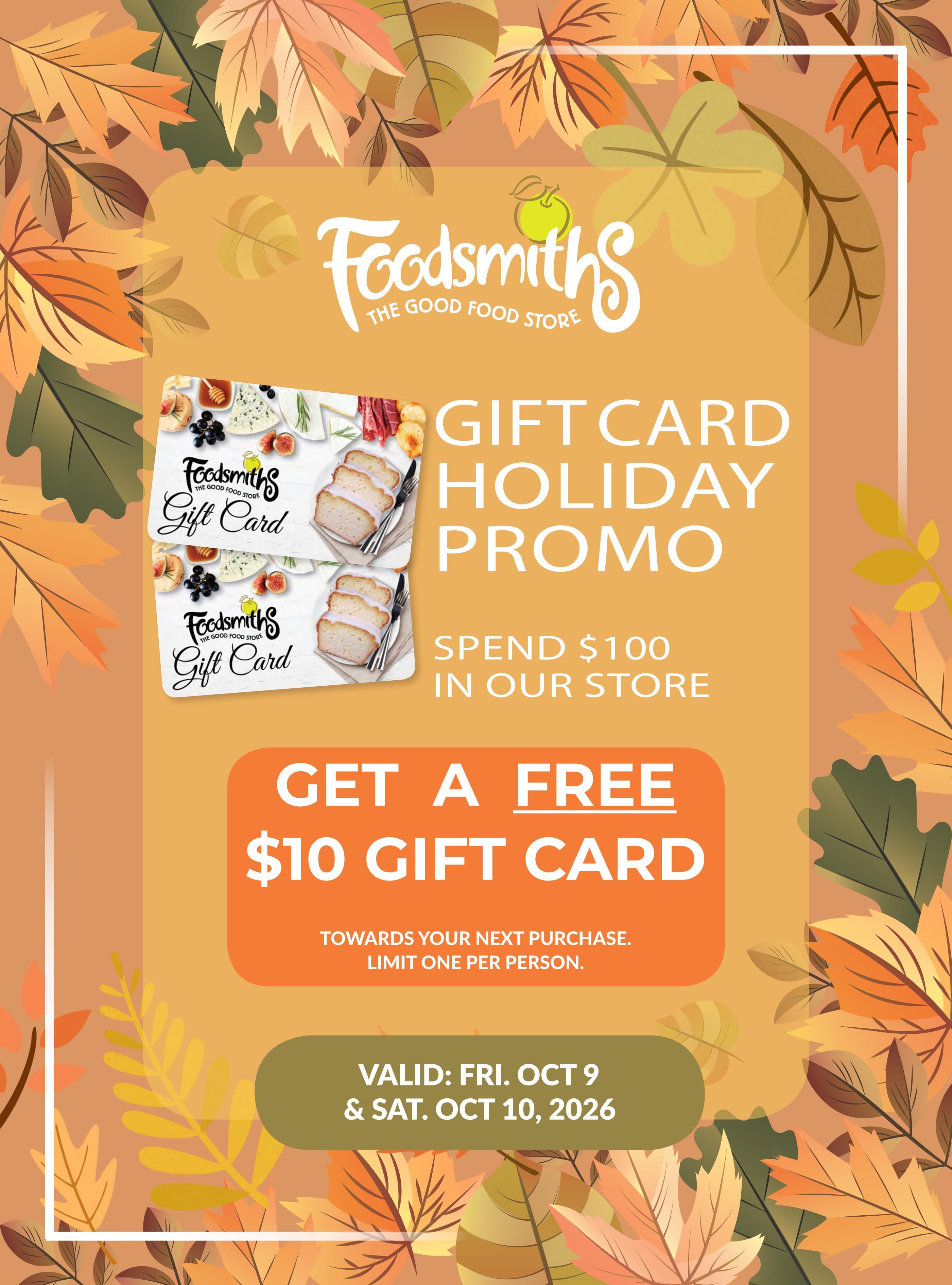Foodsmiths Flyer September 24 to October 1