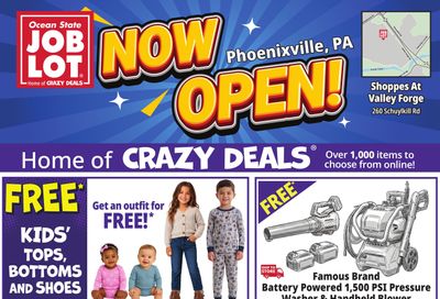 Ocean State Job Lot (Haverford-Valley Forge Area, PA) Weekly Ad September 24 - 30, 2026