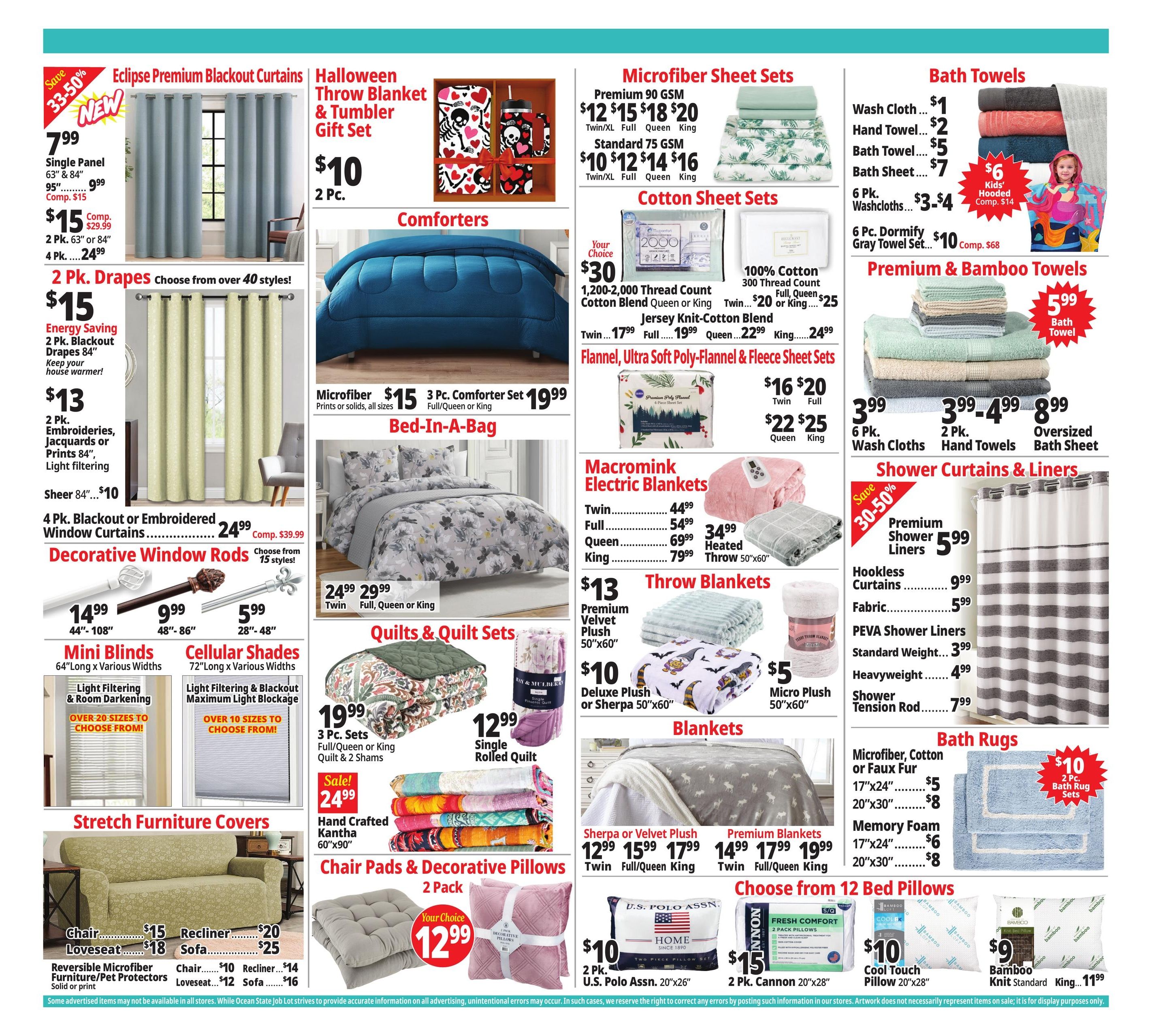 Ocean State Job Lot (Washington Area, DC) Weekly Ad September 24 - 30, 2026