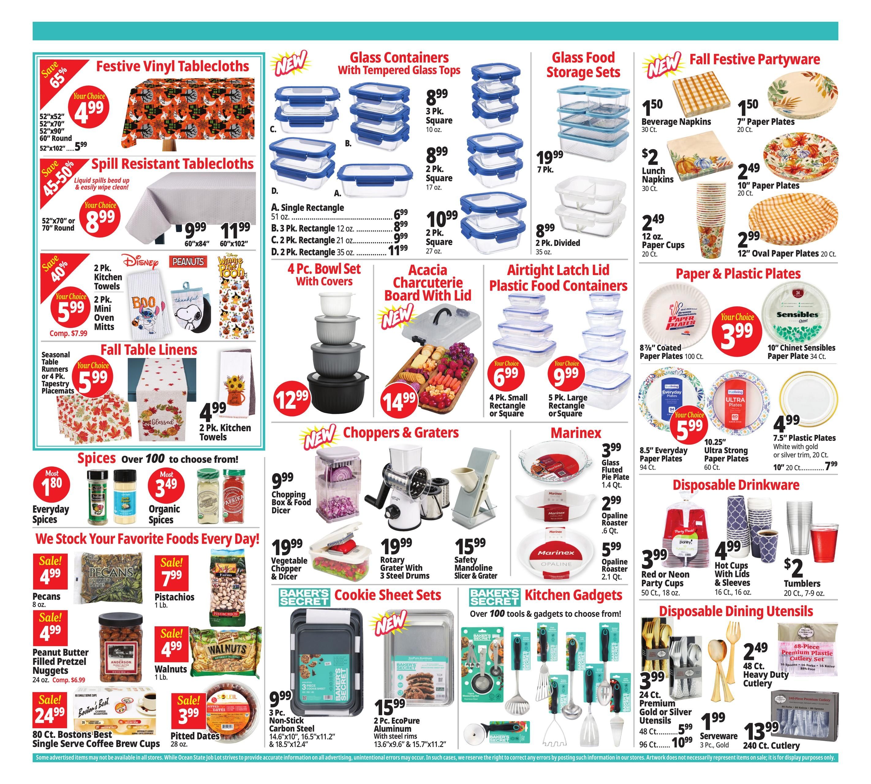 Ocean State Job Lot (Washington Area, DC) Weekly Ad September 24 - 30, 2026