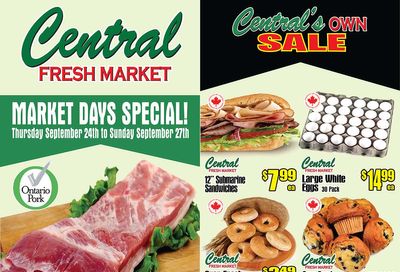 Central Fresh Market Flyer September 24 to October 1