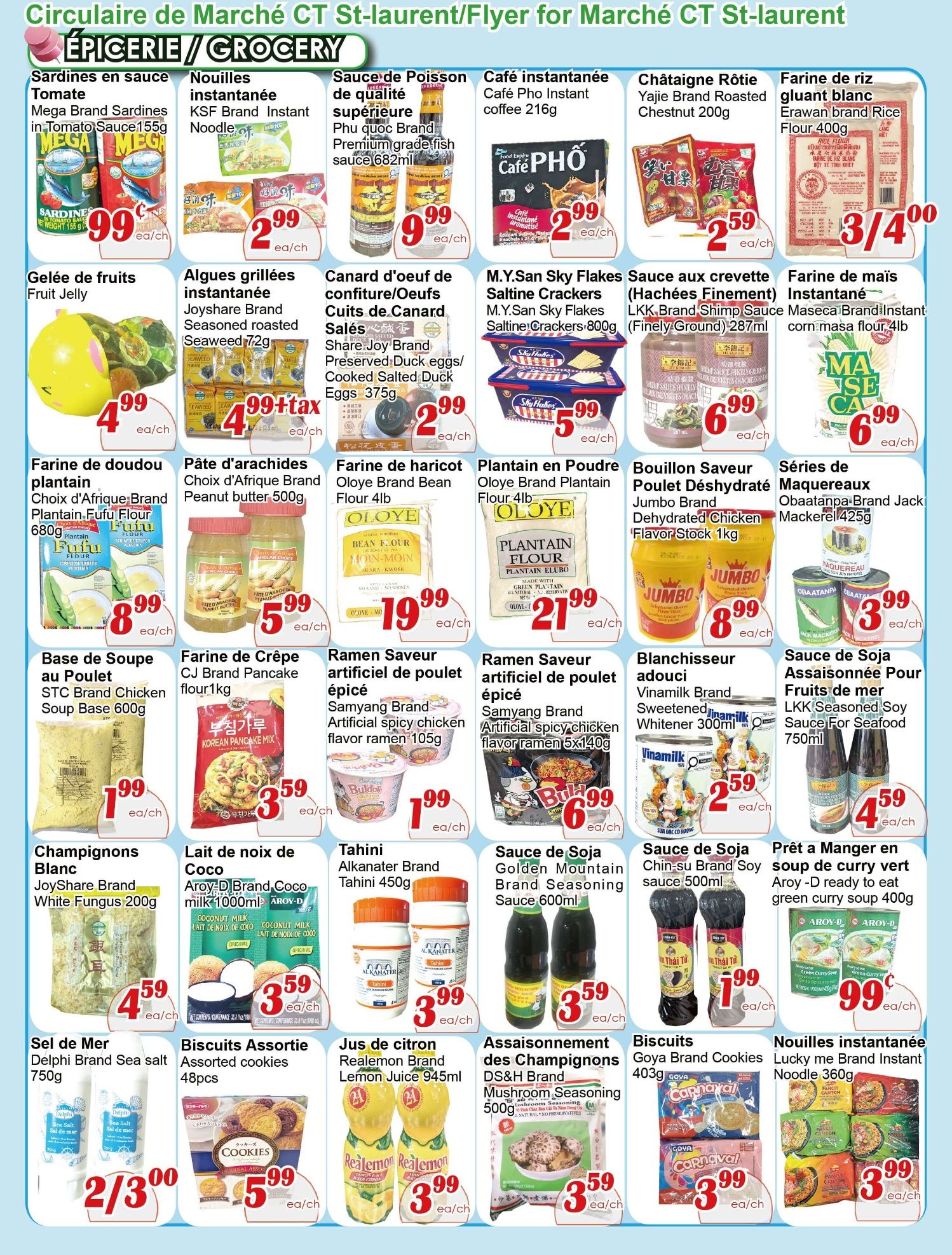 Marche C&T (St. Laurent) Flyer September 24 to 30