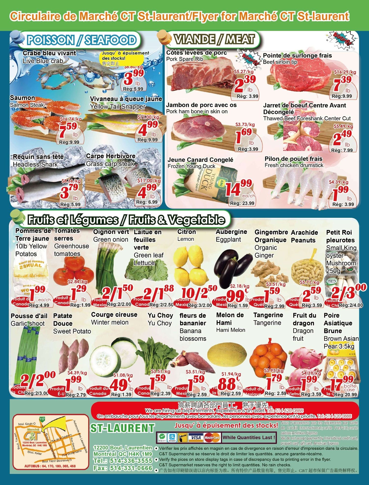 Marche C&T (St. Laurent) Flyer September 24 to 30