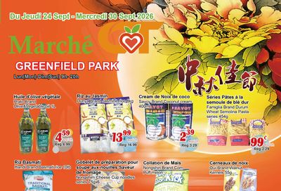 Marche C&T (Greenfield Park) Flyer September 24 to 30