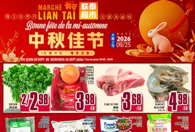 Marche Lian Tai Flyer September 24 to 30
