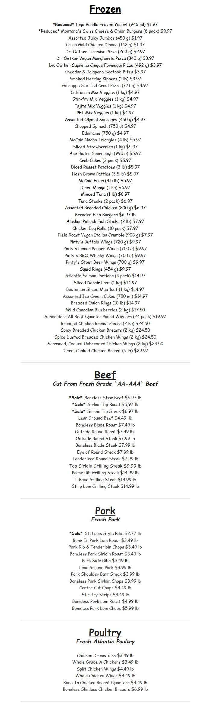 Gateway Meat Market Flyer September 24 to 30