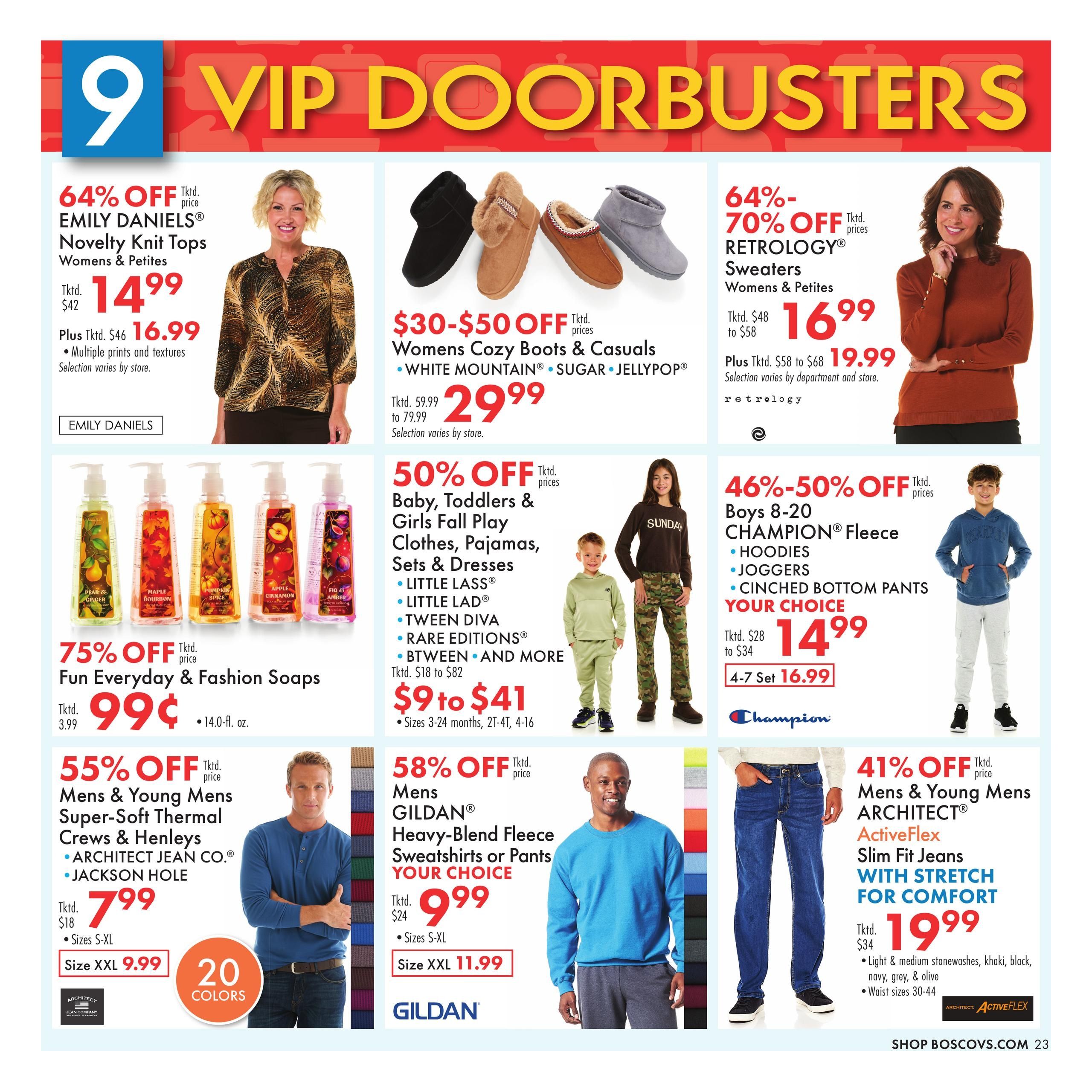 Boscov's VIP Days Weekly Ad September 20 - 30, 2026