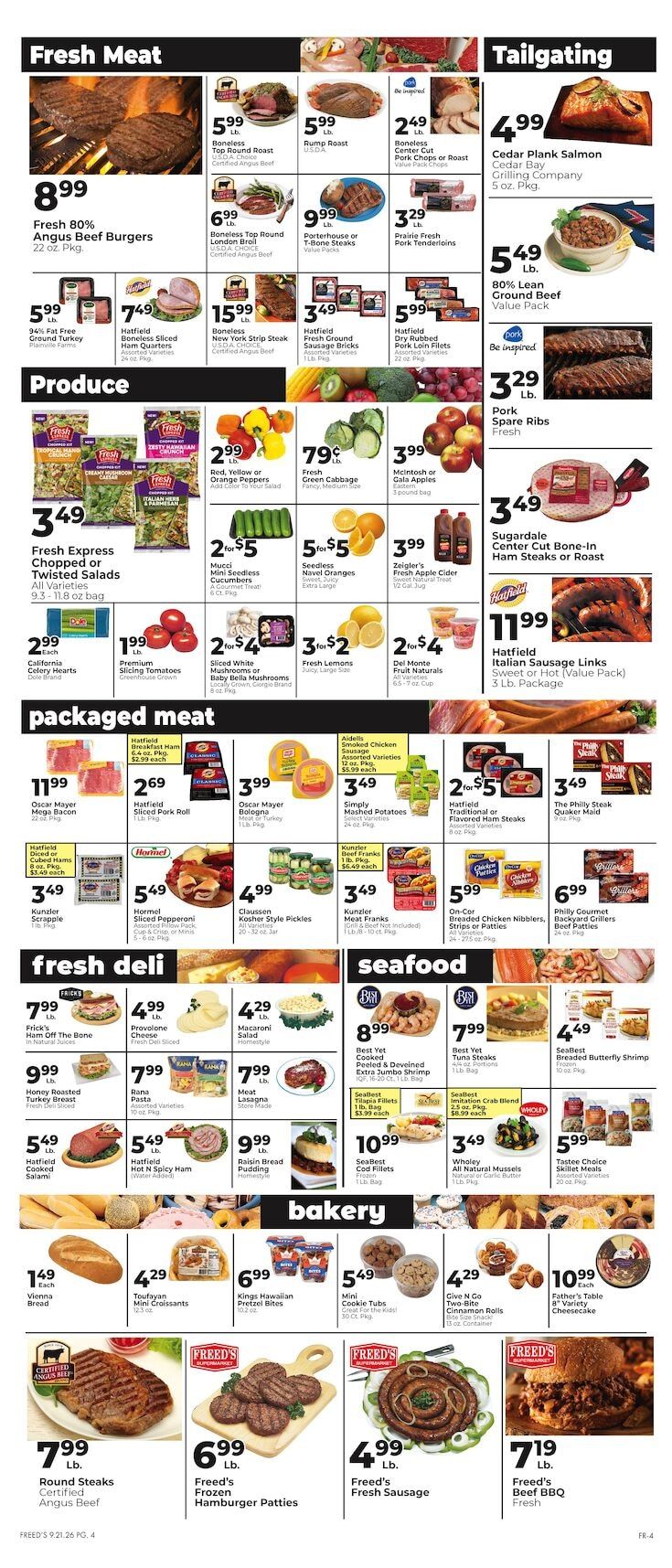 Freed's Market Weekly Ad September 24 - 30, 2026